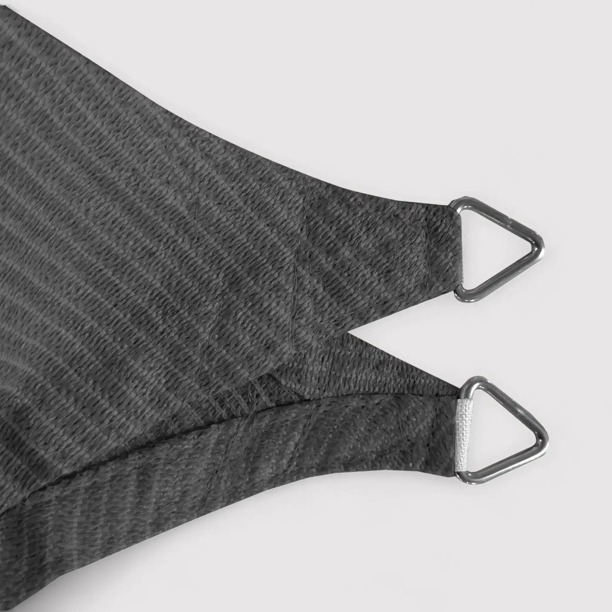 Susam - Tenda da sole a vela triangolare 3,6x3,6x3,6 mt grigia
