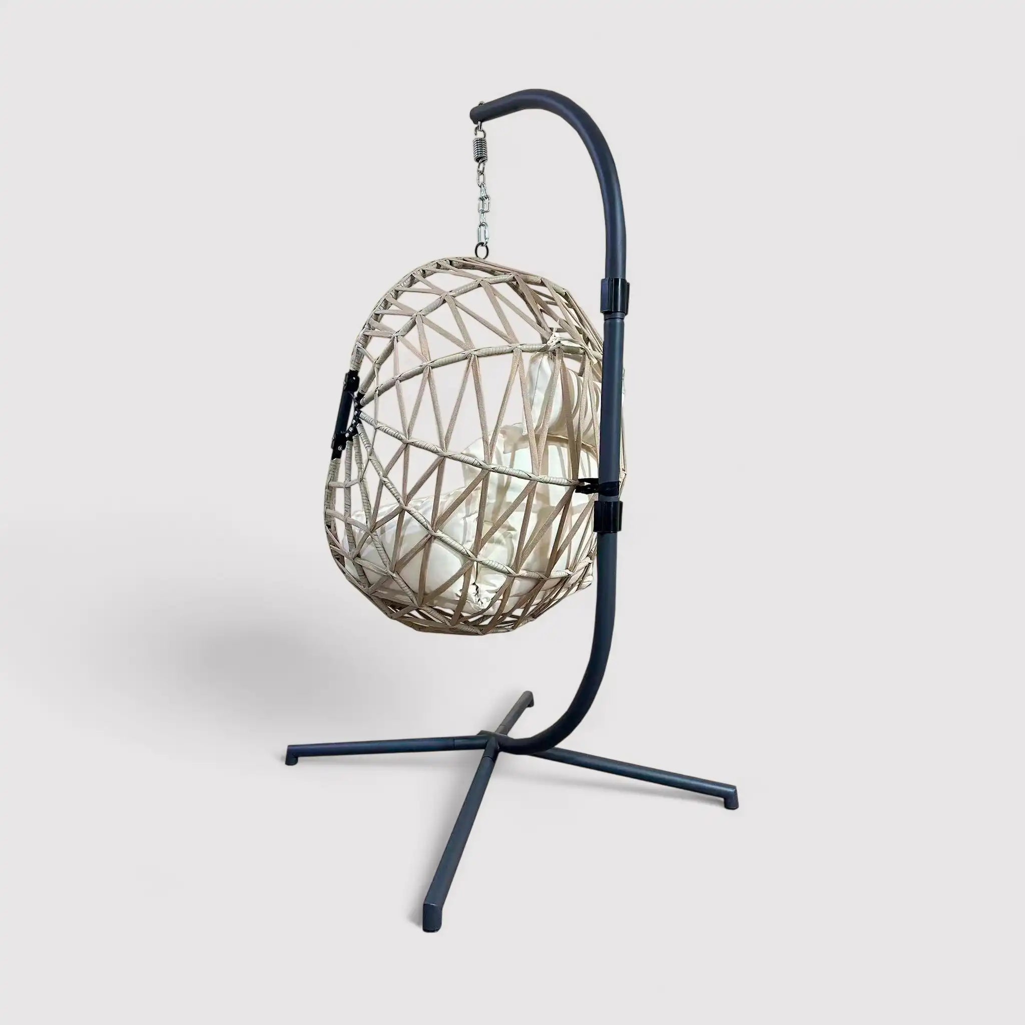 Potos - Sedia a dondolo sospesa da giardino con supporto