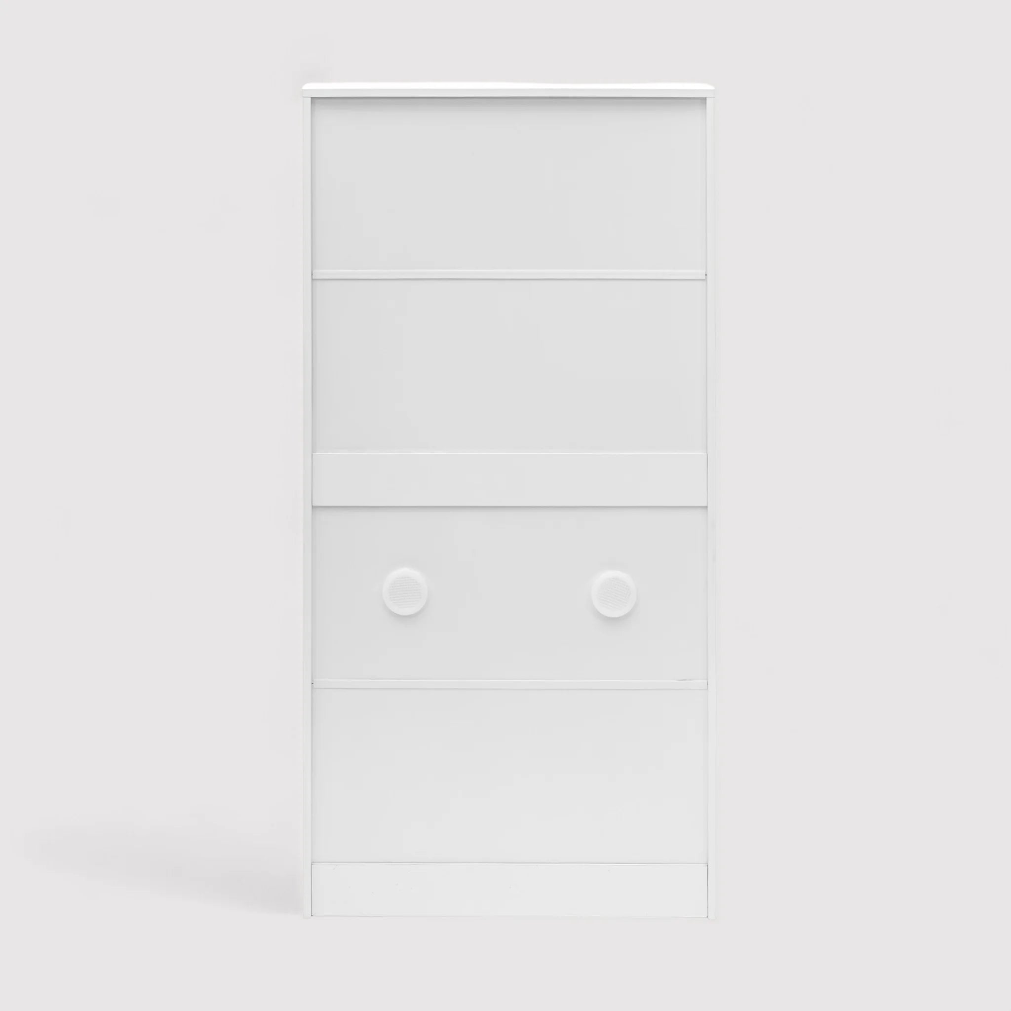 Carmona - Mobile scarpiera bianco con 3 ante a ribalta