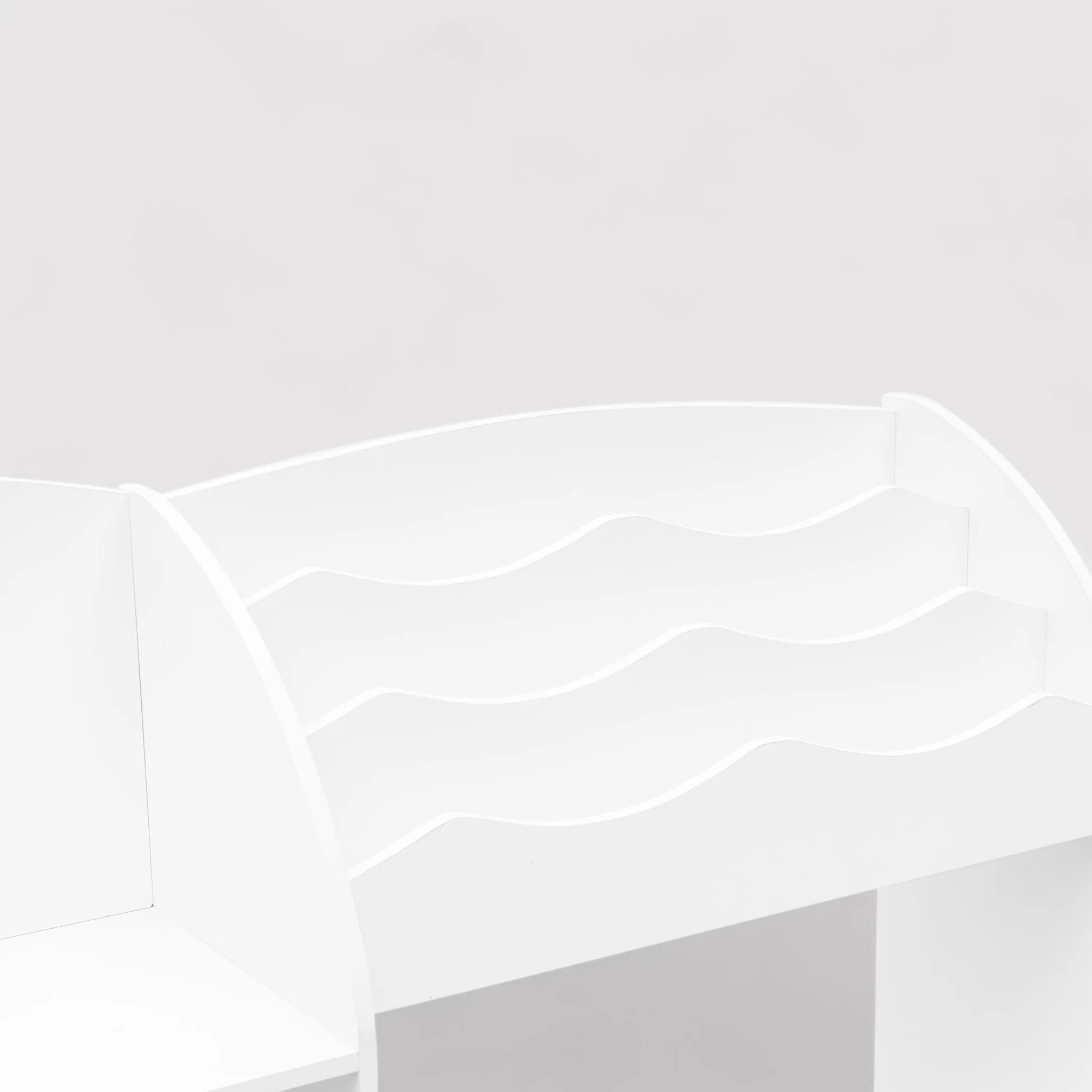 Serenoa - Mobiletto porta giochi bianco per cameretta