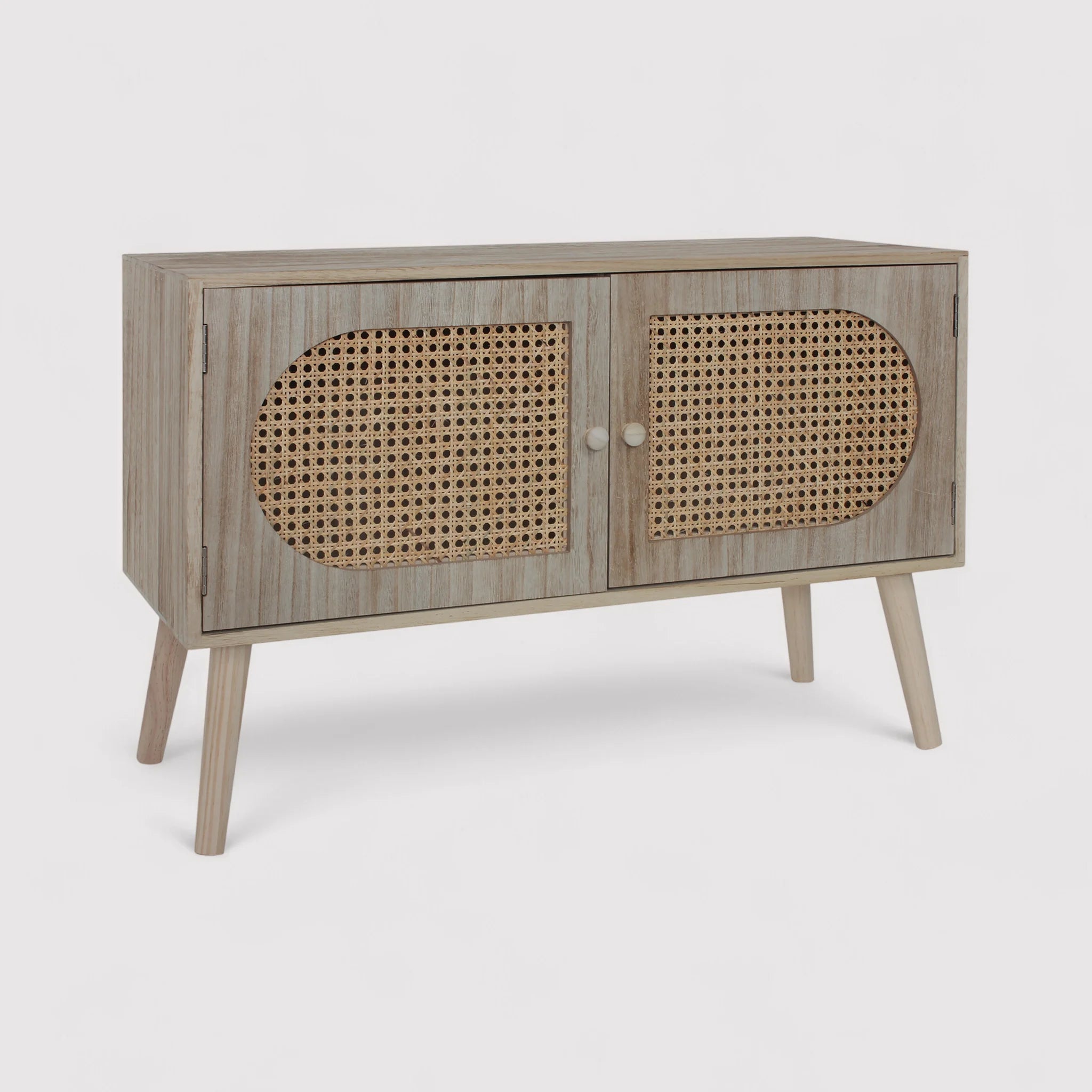 Moraea - Credenza da ingresso in stile boho chic con 2 ante