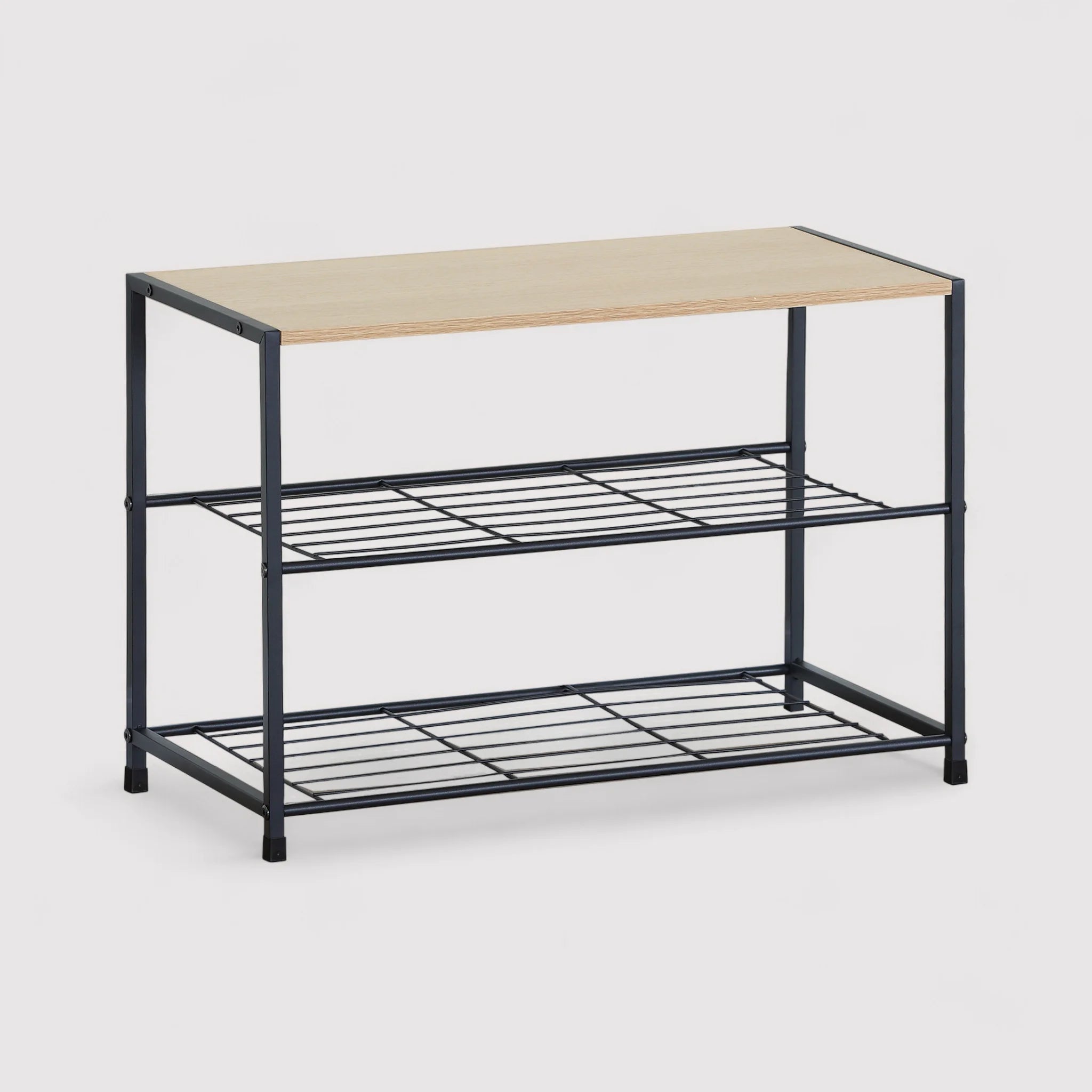 Cartamo - Scarpiera da ingresso compatta con 3 ripiani