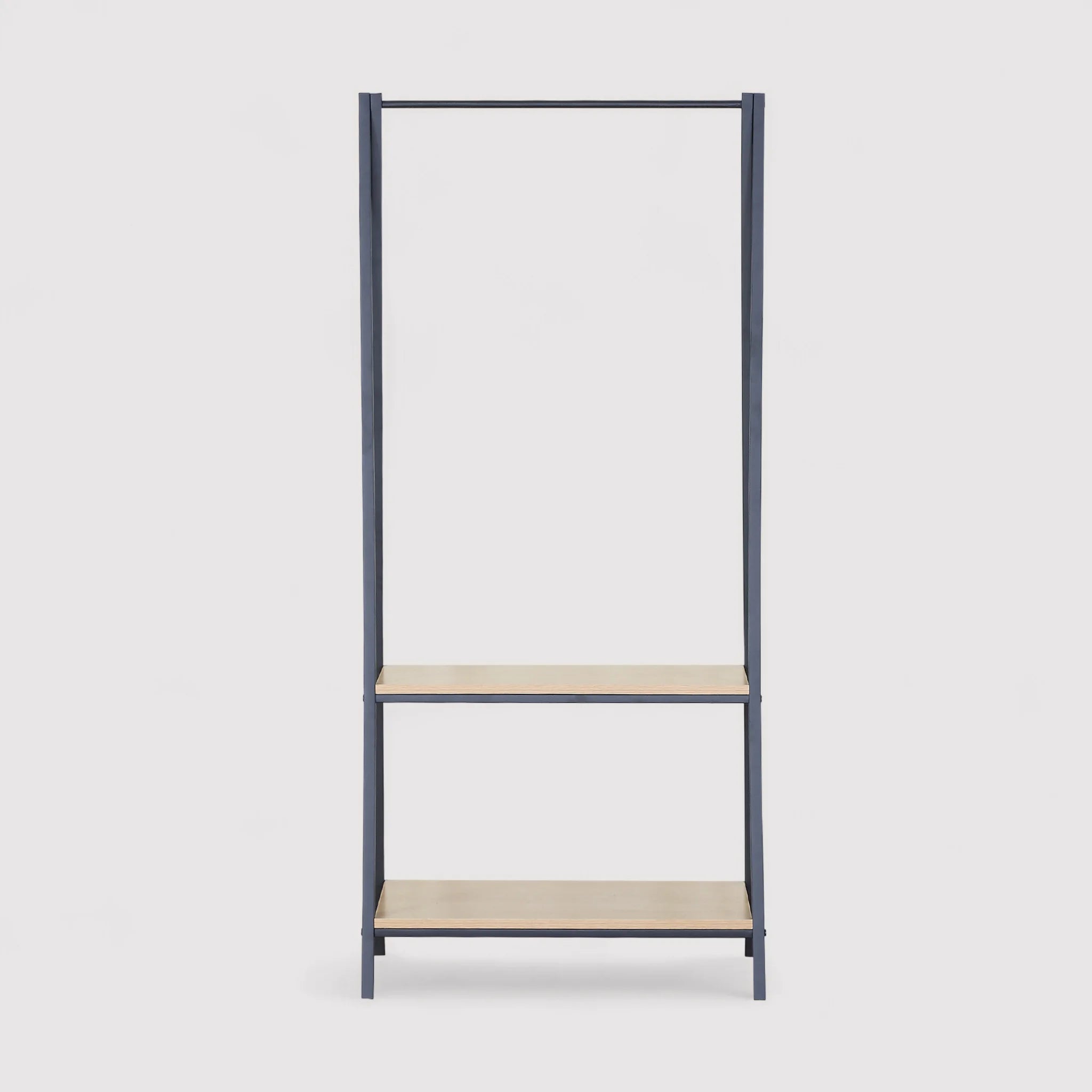 Surfinia - Stand appendiabiti in metallo con 2 ripiani