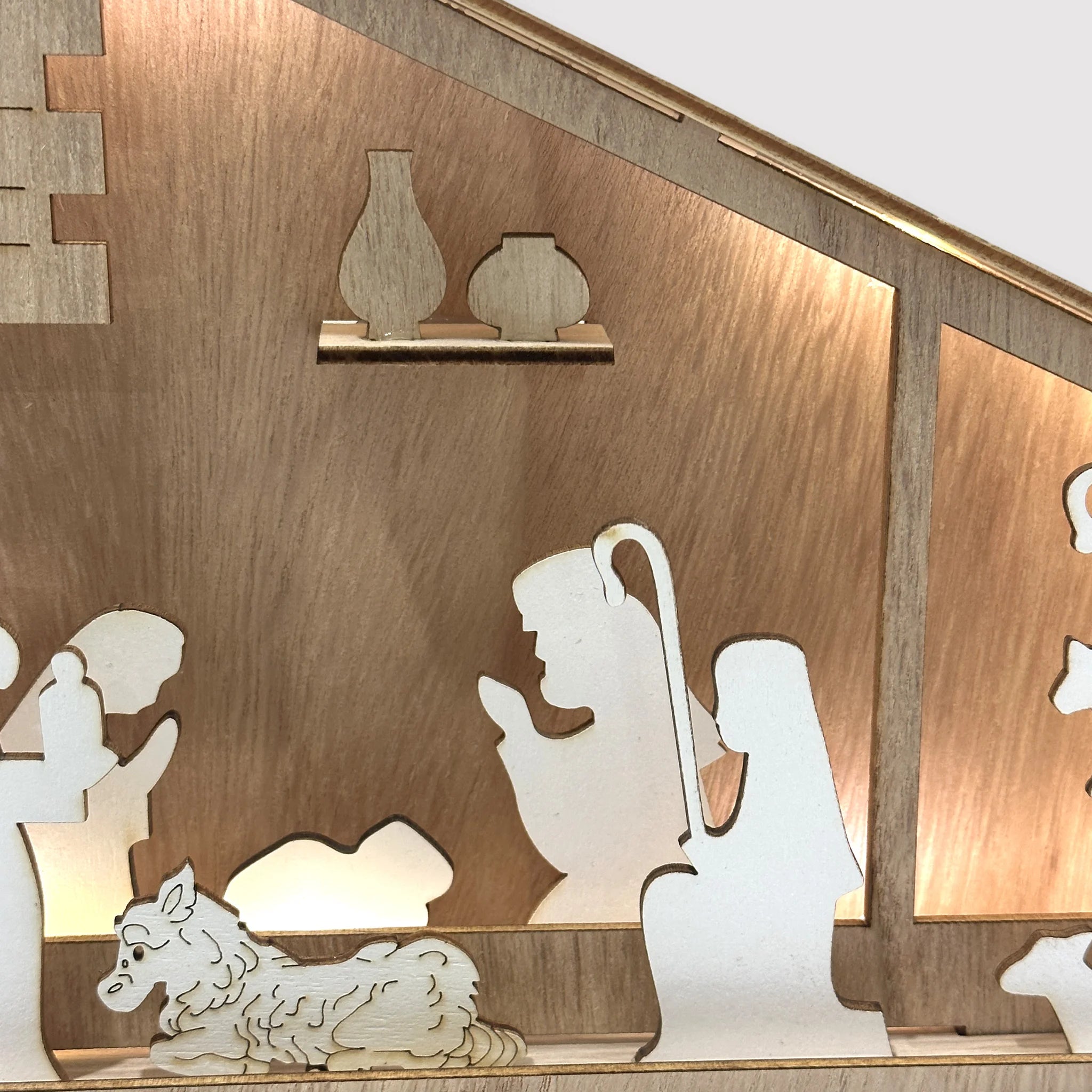 Melissa - Calendario dell'Avvento con presepe e luci