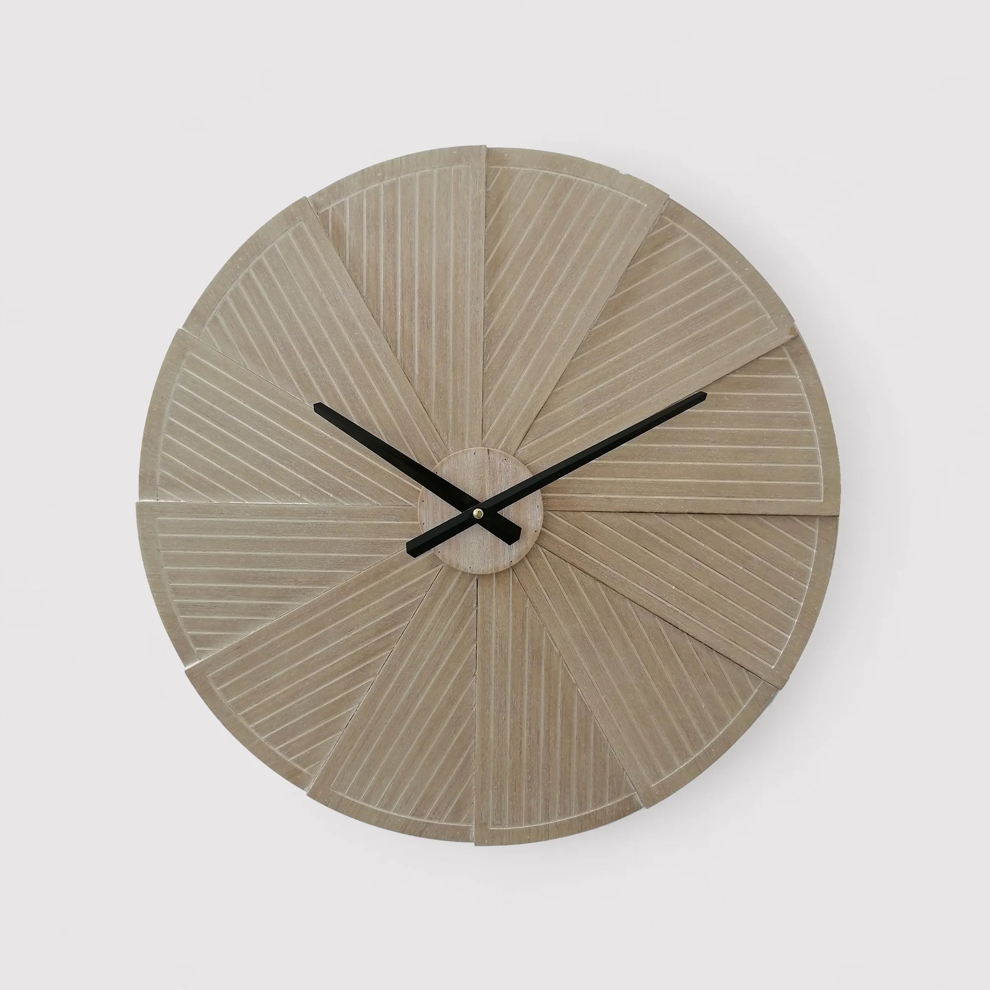 Bael - Reloj de pared colgante de estilo boho en beige