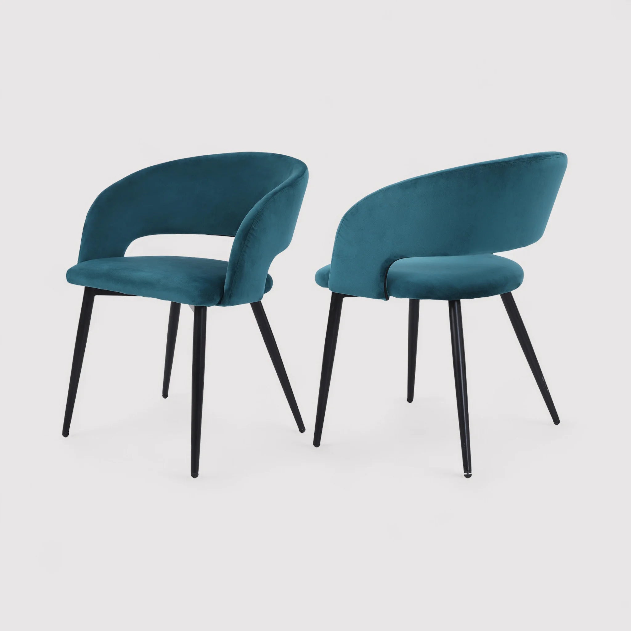 Titoki - Set 2 sedie in stile moderno per casa o studio