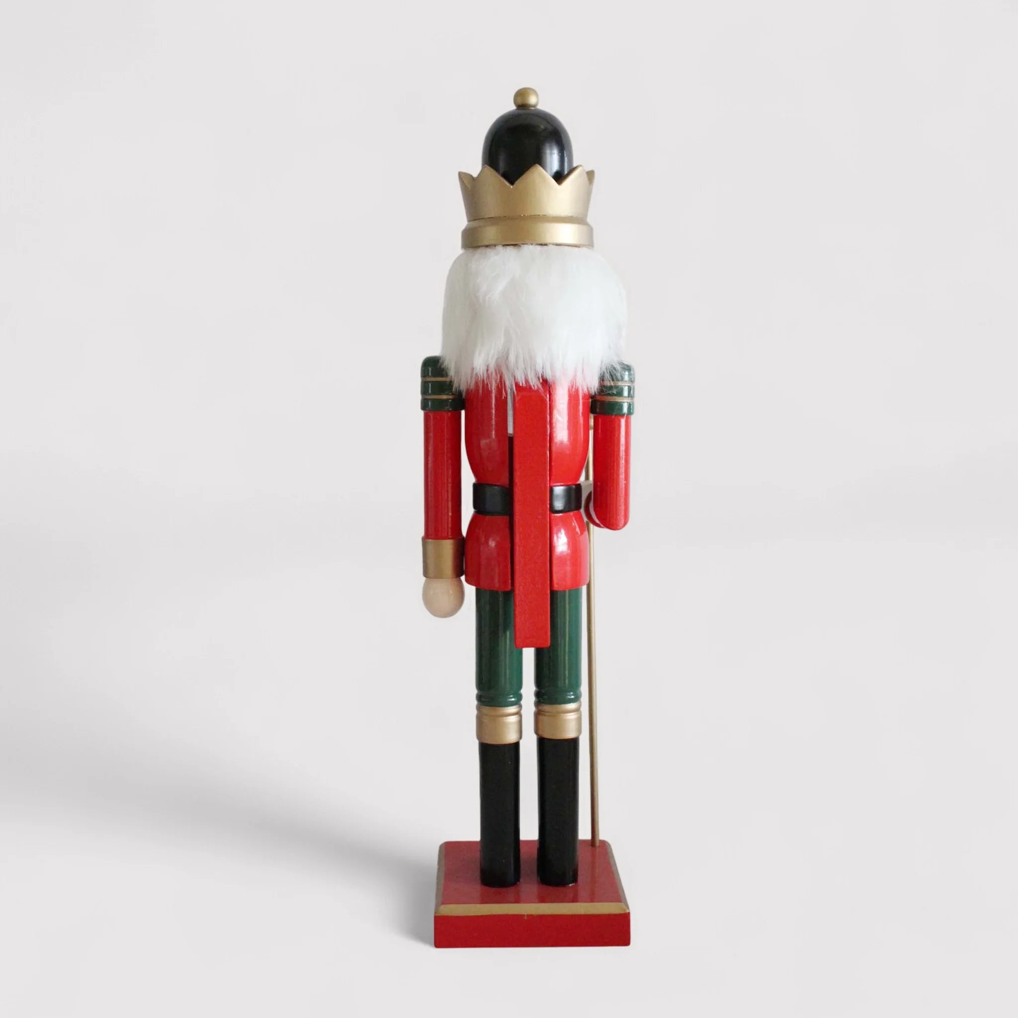 Arjuna - Schiaccianoci di Natale decorativo con corona rossa