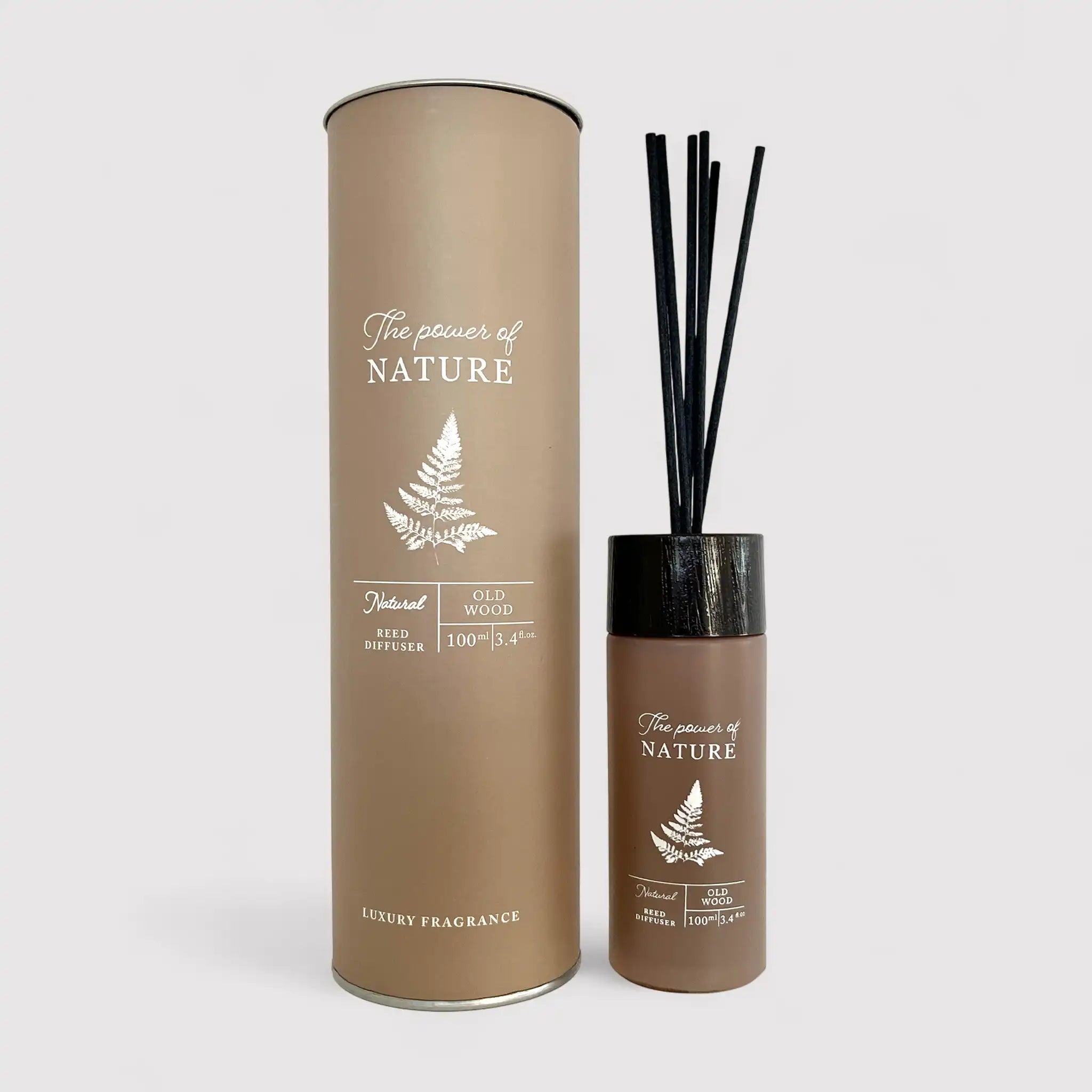 Sorbus - Profumatore con 6 bastoncini essenza legno invecchiato