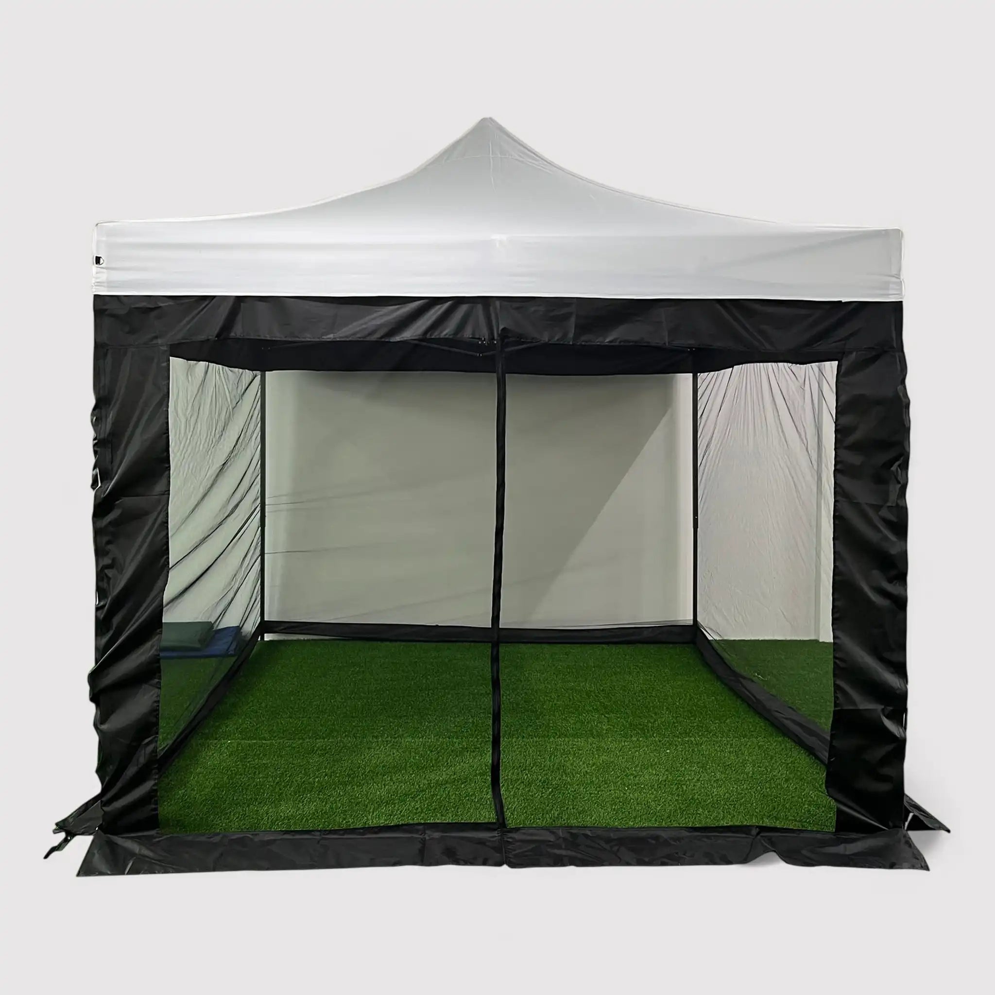 Banyan - Telo zanzariera nero per gazebo 3x3