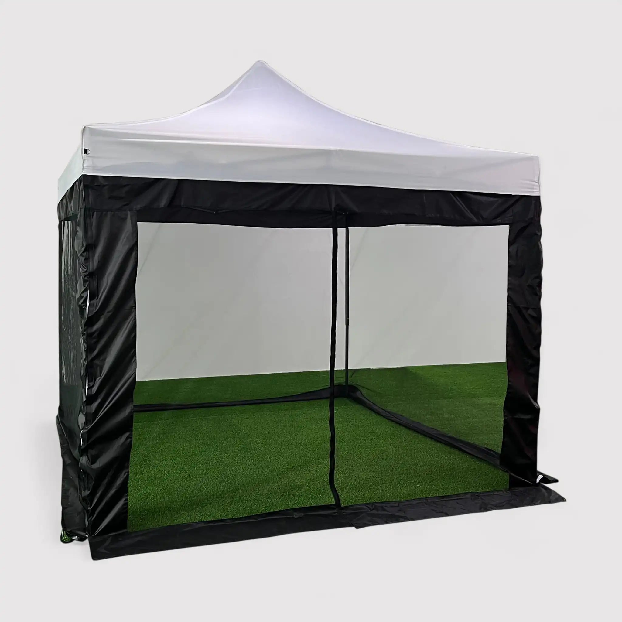 Banyan - Telo zanzariera nero per gazebo 3x3