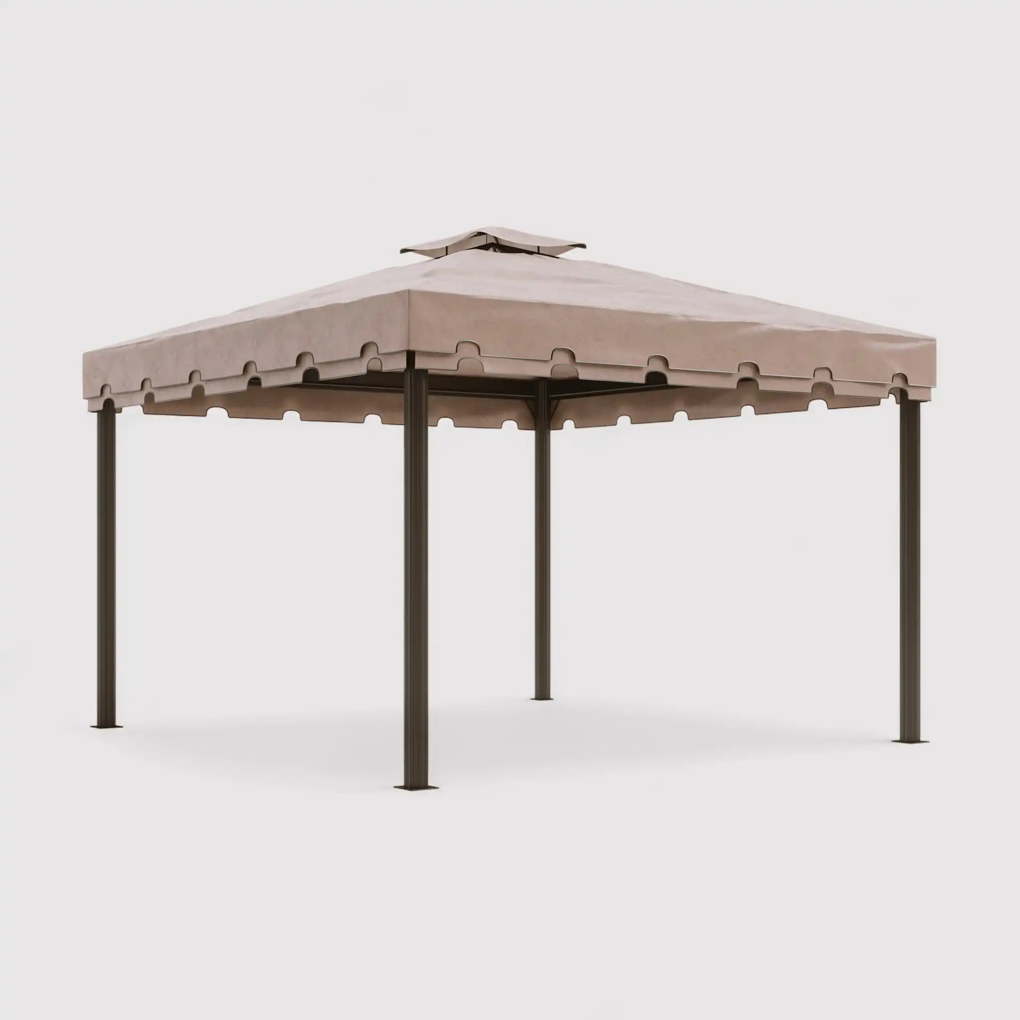 Nuxia - Gazebo 3x3 con teli laterali e zanzariera