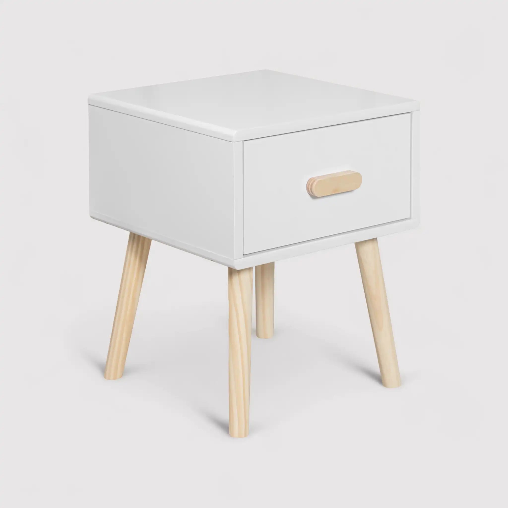 Cassia - Comodino per cameretta montessoriana con 1 cassetto