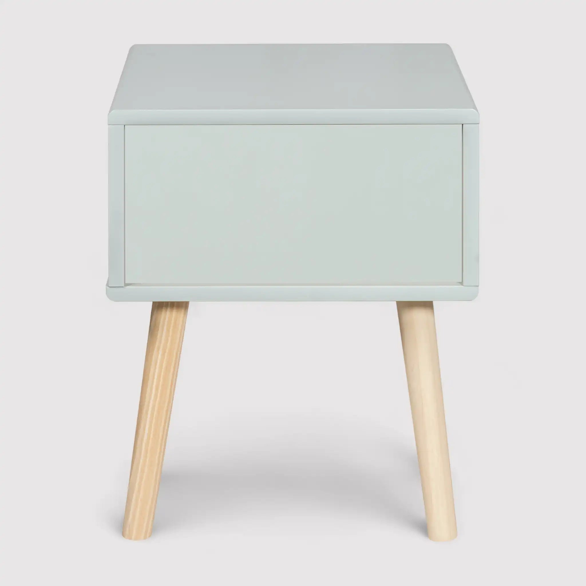 Picea - Comodino verde con 1 cassetto per camera dei bimbi