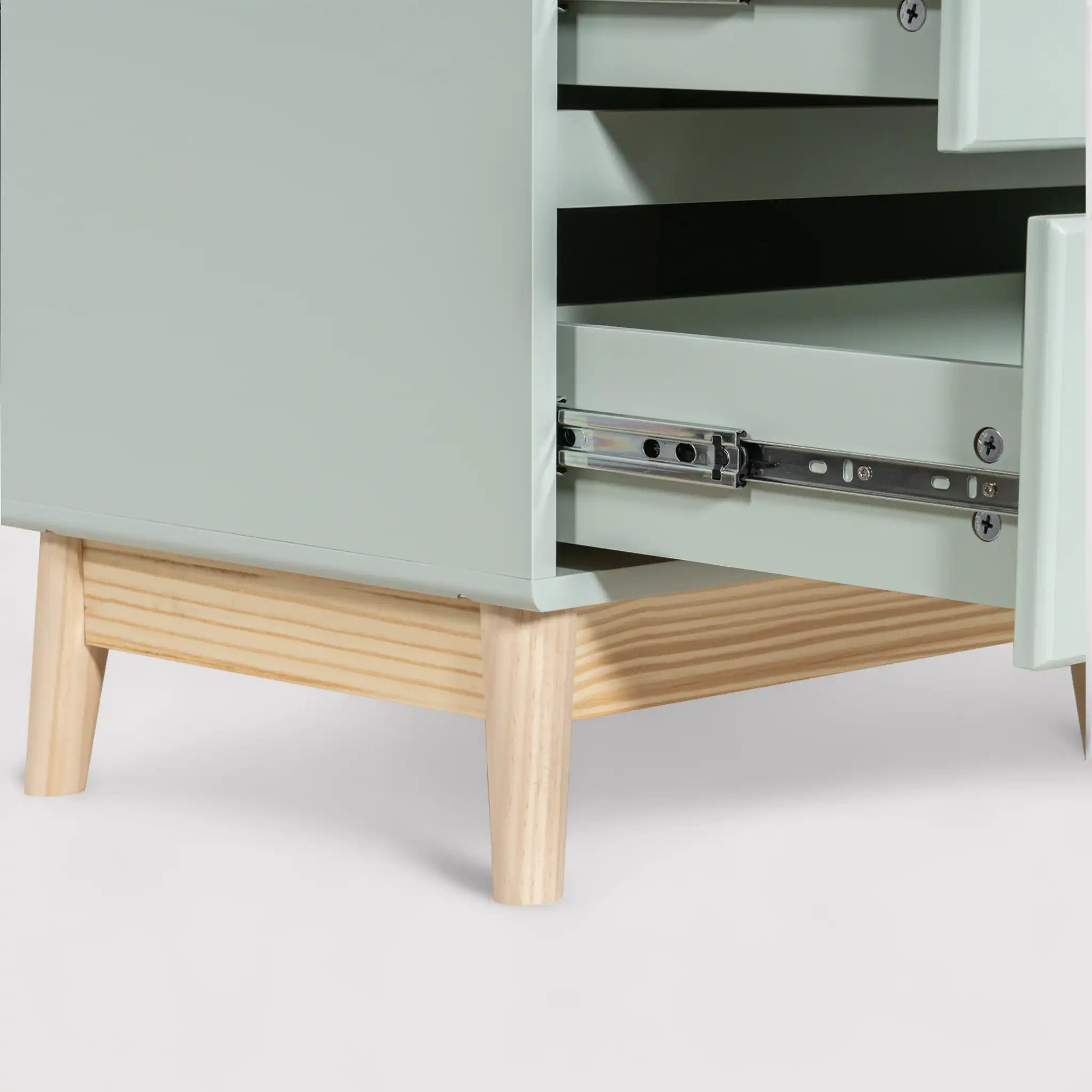 Aloe - Mobile verde acqua con 5 cassetti per cameretta