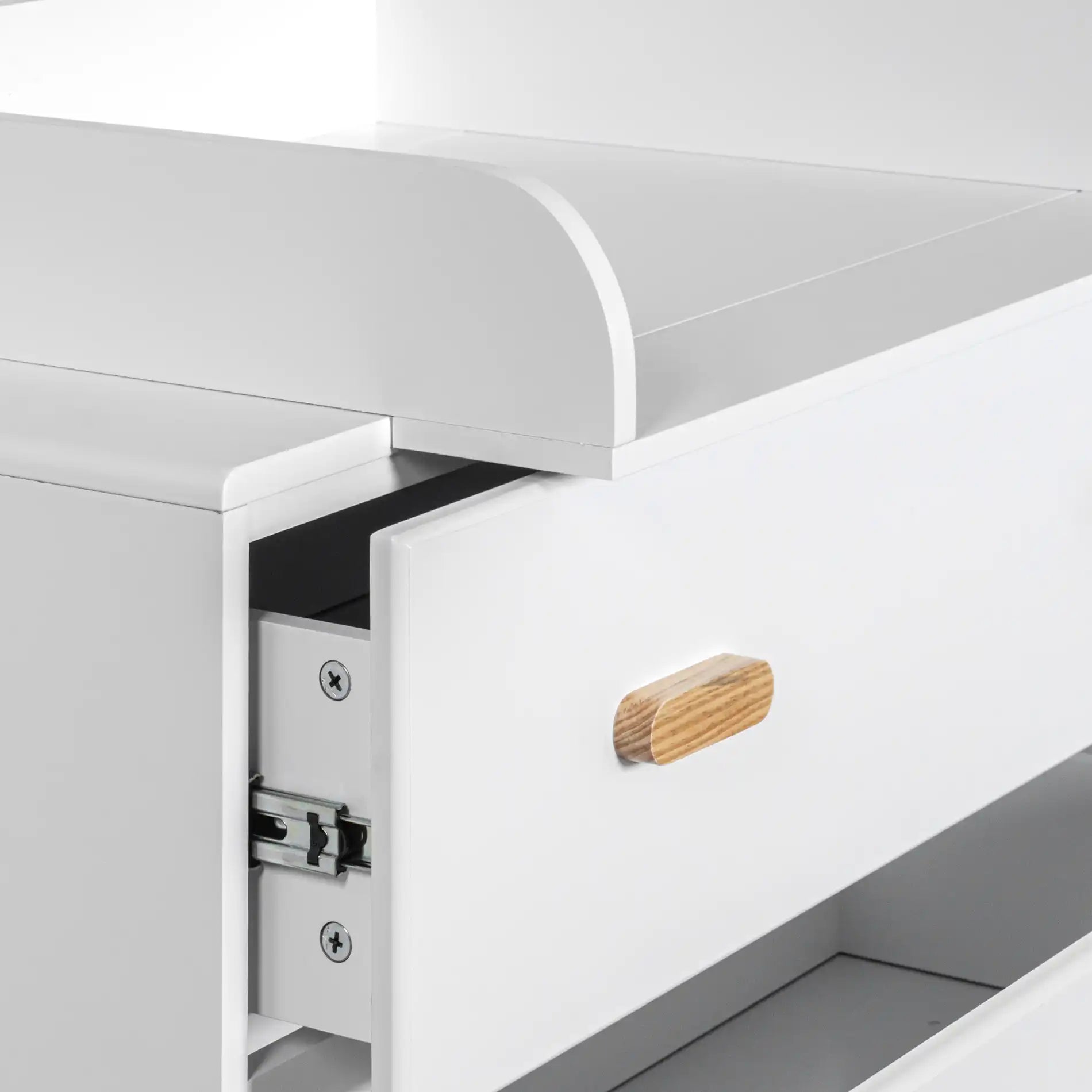 Betula - Commode avec table à langer amovible et 3 tiroirs