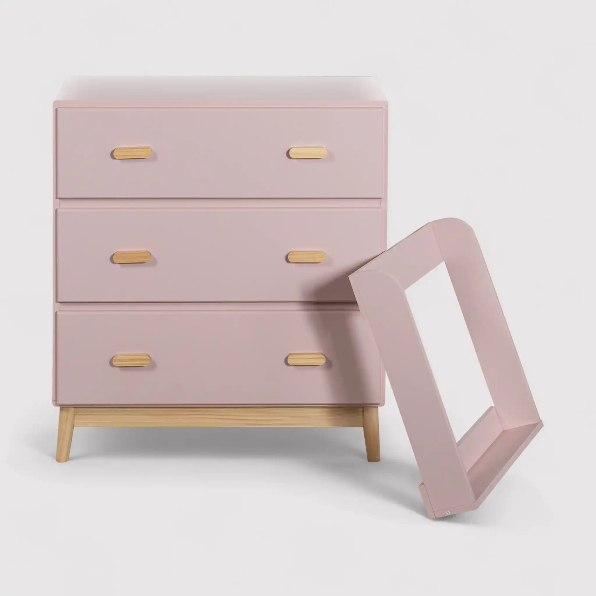 Crossandra - Meuble avec table à langer et 3 tiroirs