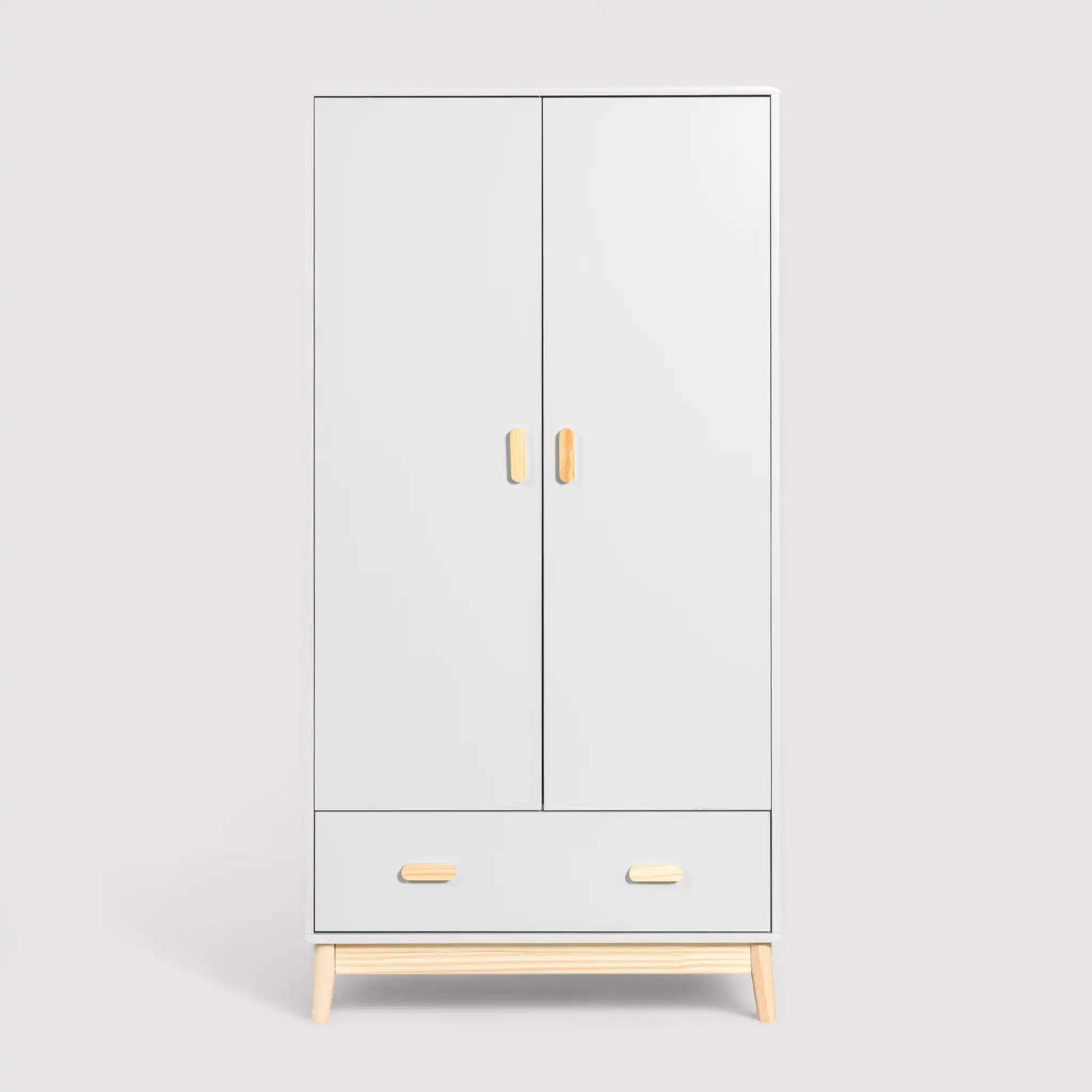 Aegle - Armadio per camerette con 2 ante e 1 cassetto