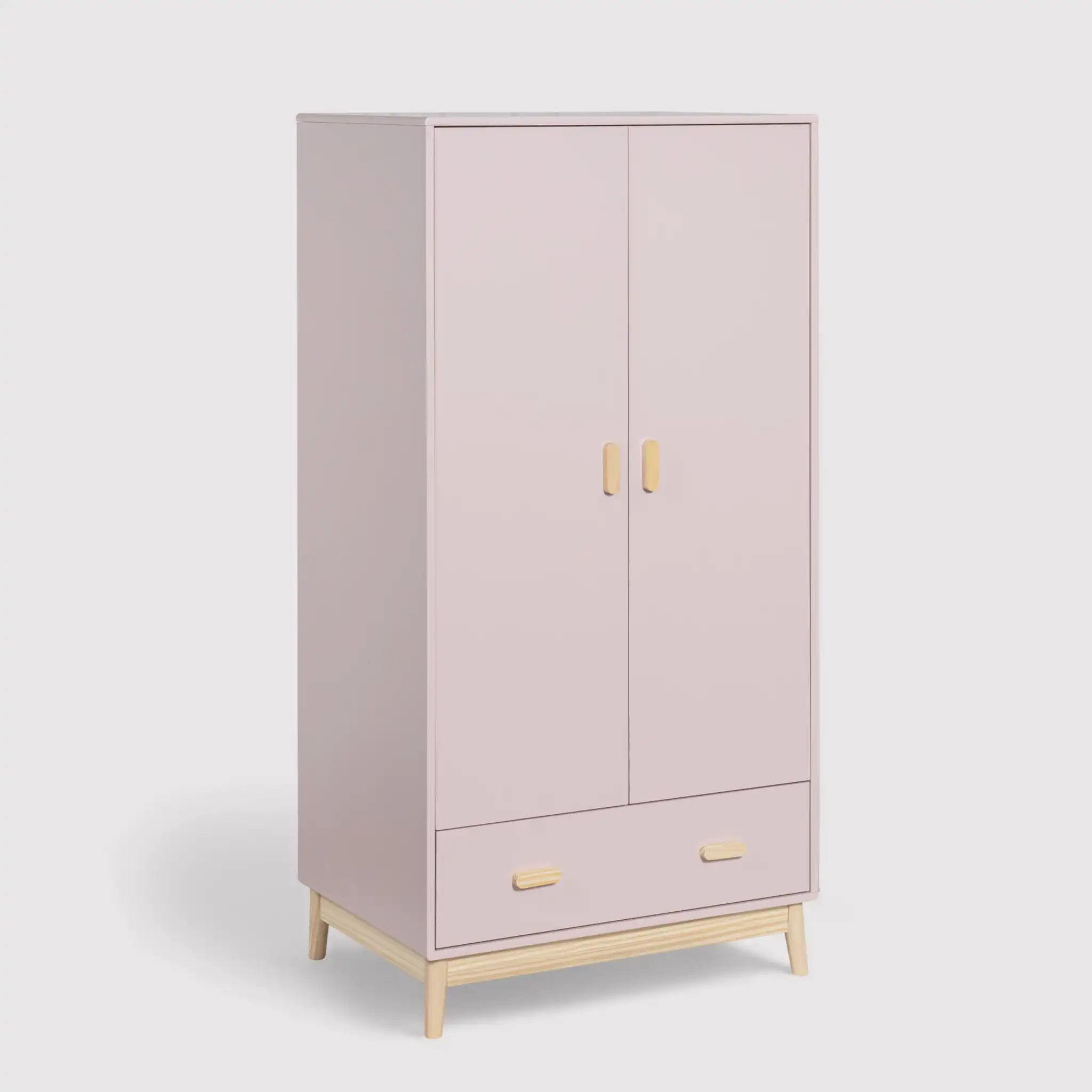 Amchor - Armadio rosa per cameretta montessoriana