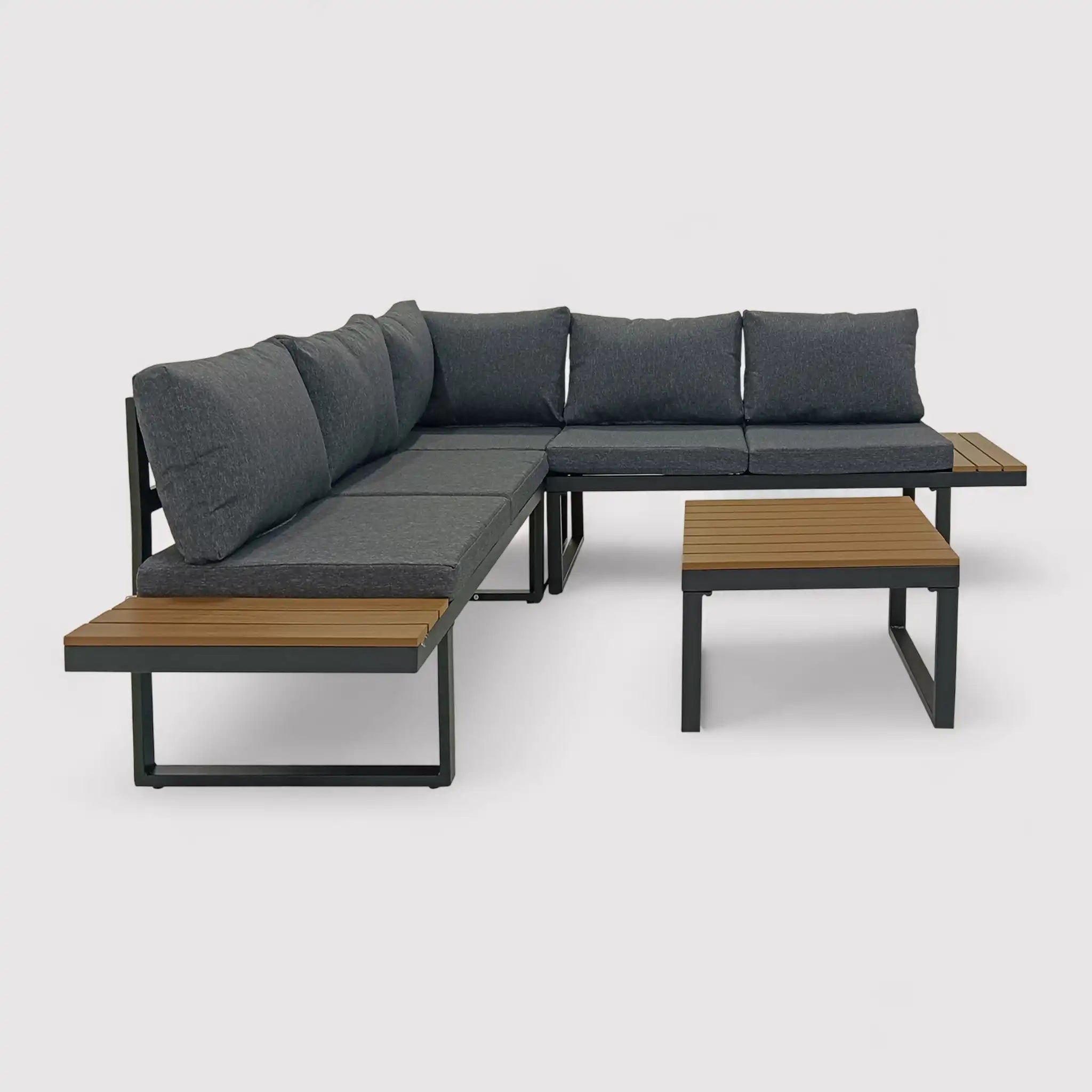 Yama - Salotto da esterno con 2 divanetti e tavolino