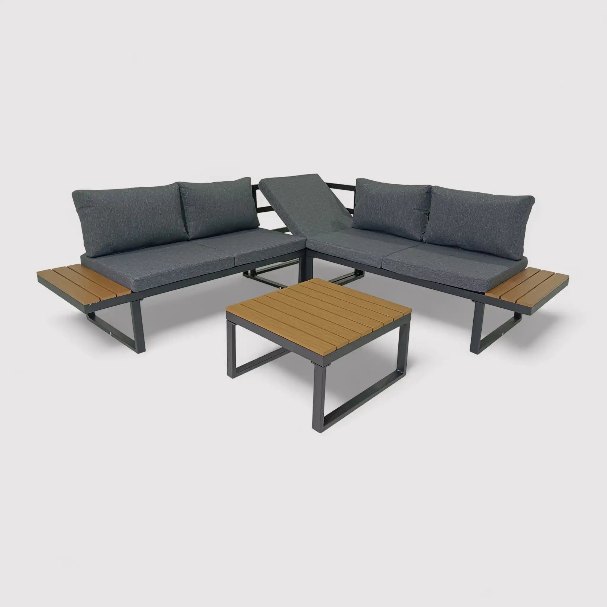 Yama - Gartenlounge mit 2 Sofas und Couchtisch