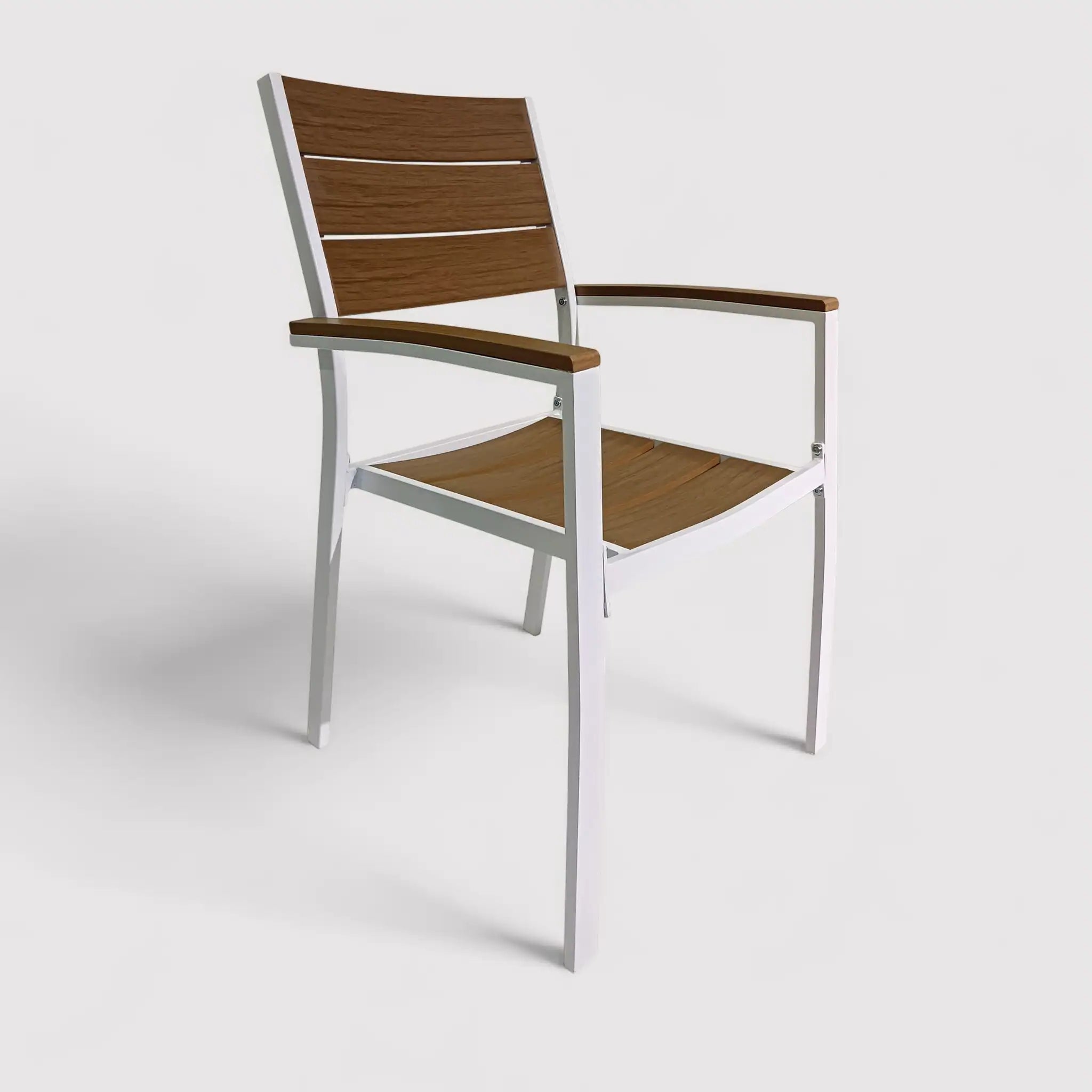 Copal - Set 2 sedie moderne in alluminio per esterno