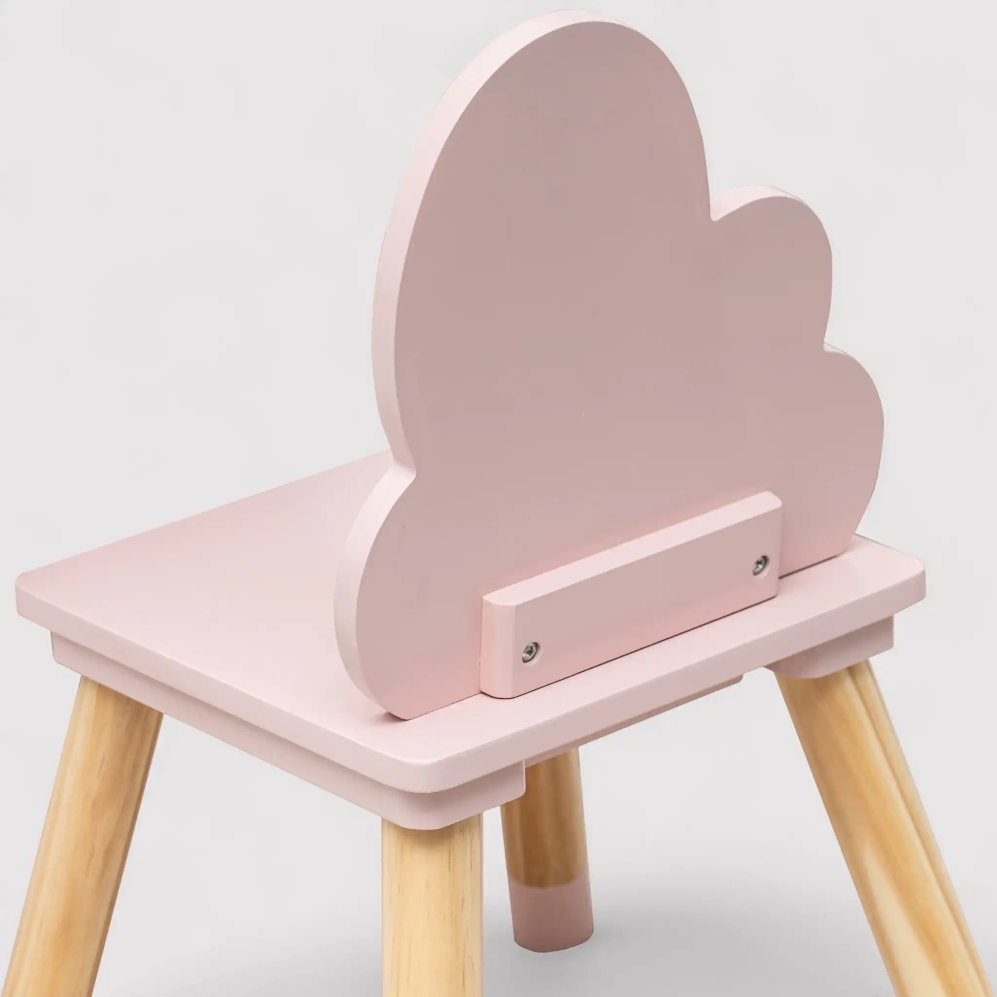 Pirasa - Set 2 sedie rosa per cameretta montessoriana