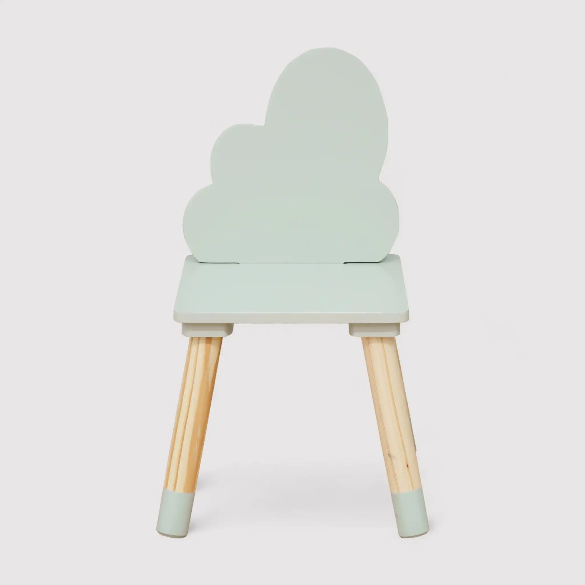 Aspasia - Set 2 seggiole verde acqua per camera dei bimbi