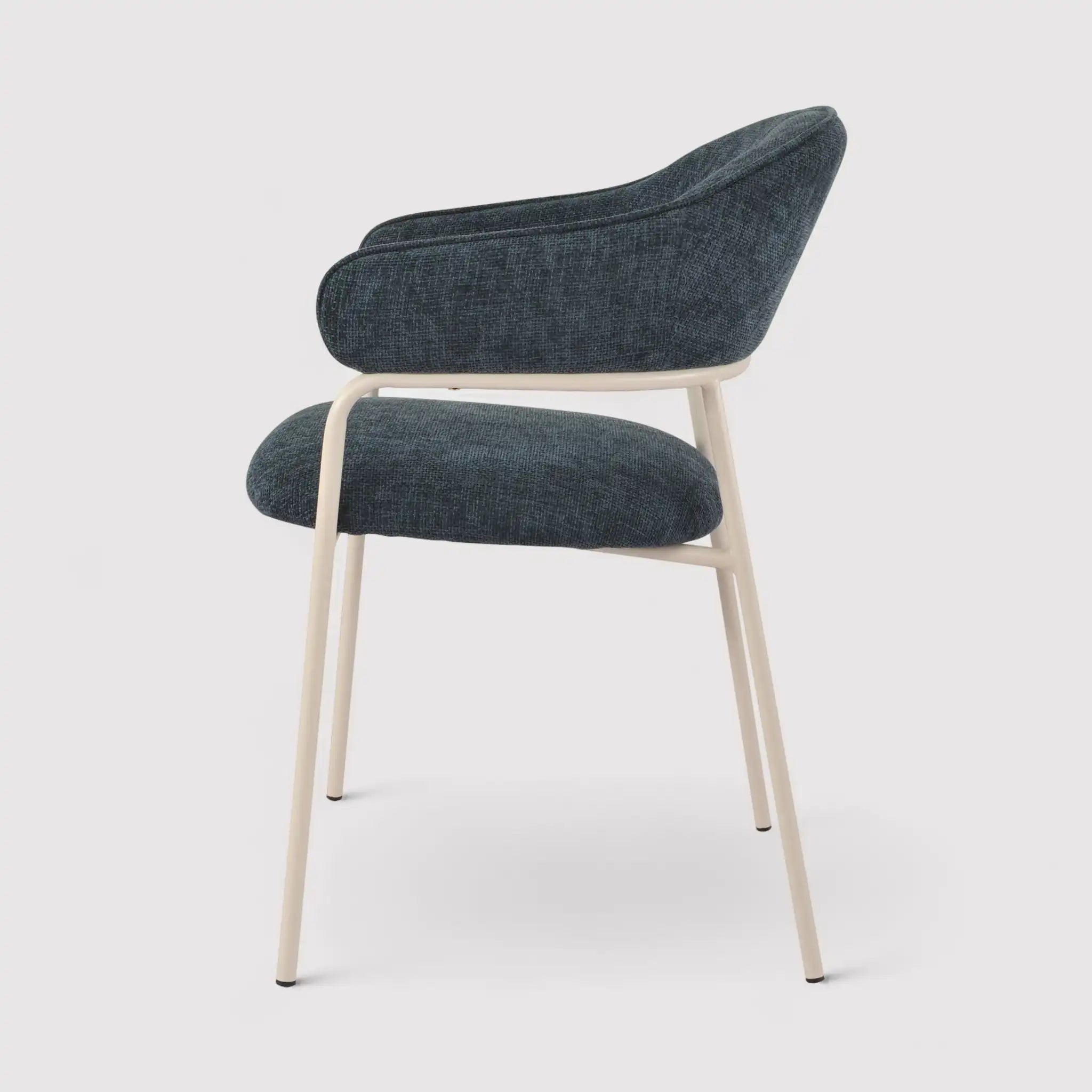 Guanabana - Set 2 sedie design blu petrolio per casa o studio