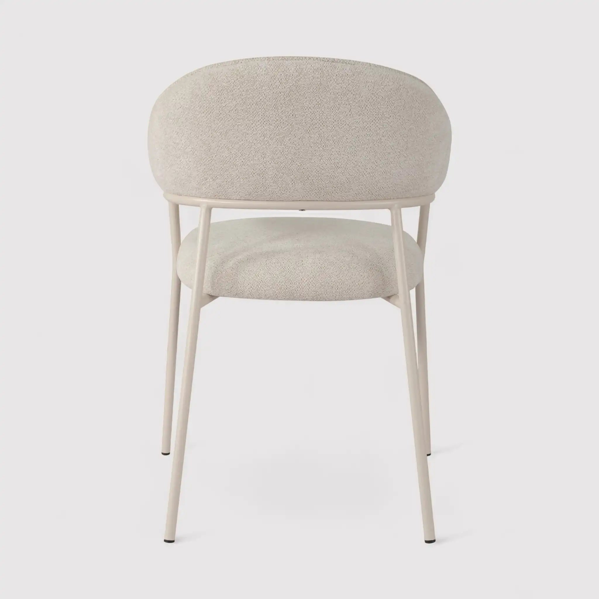 Dorstenia - Set 2 sedie da salotto moderne bianco perla