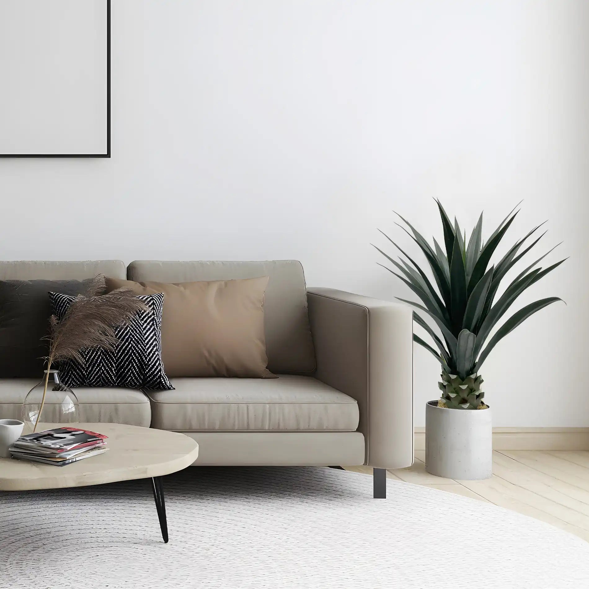 Sunko - Yucca artificiale in polietilene per casa o esterno