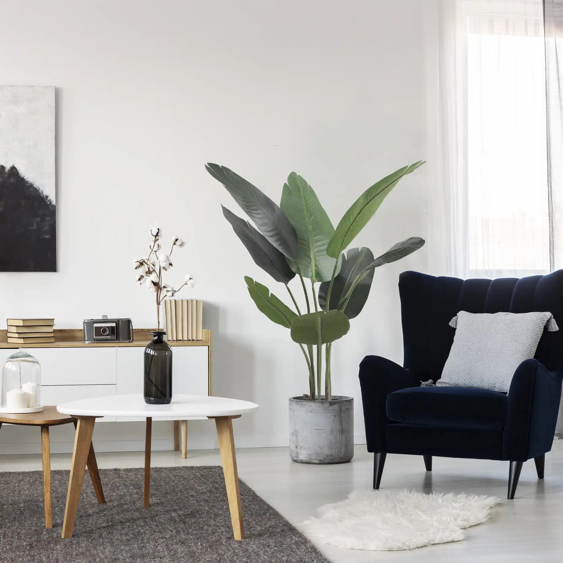 Taznit - Banano artificiale ornamentale per interno o esterno