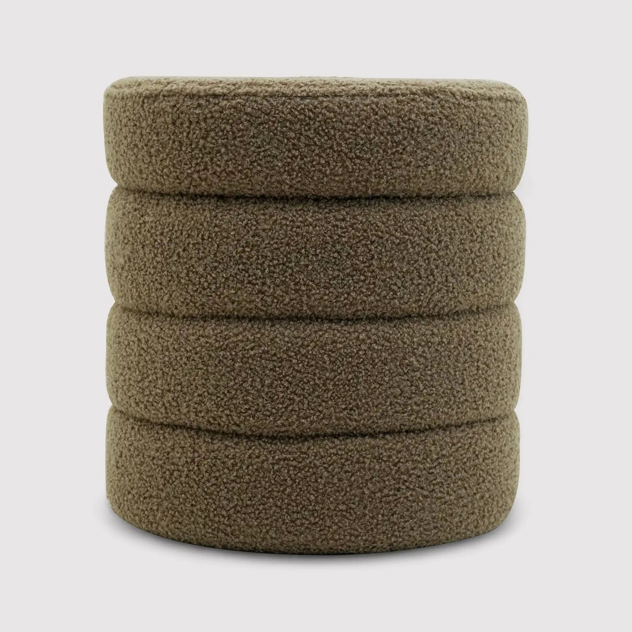 Bunya - Pouf contenitore rotondo moderno