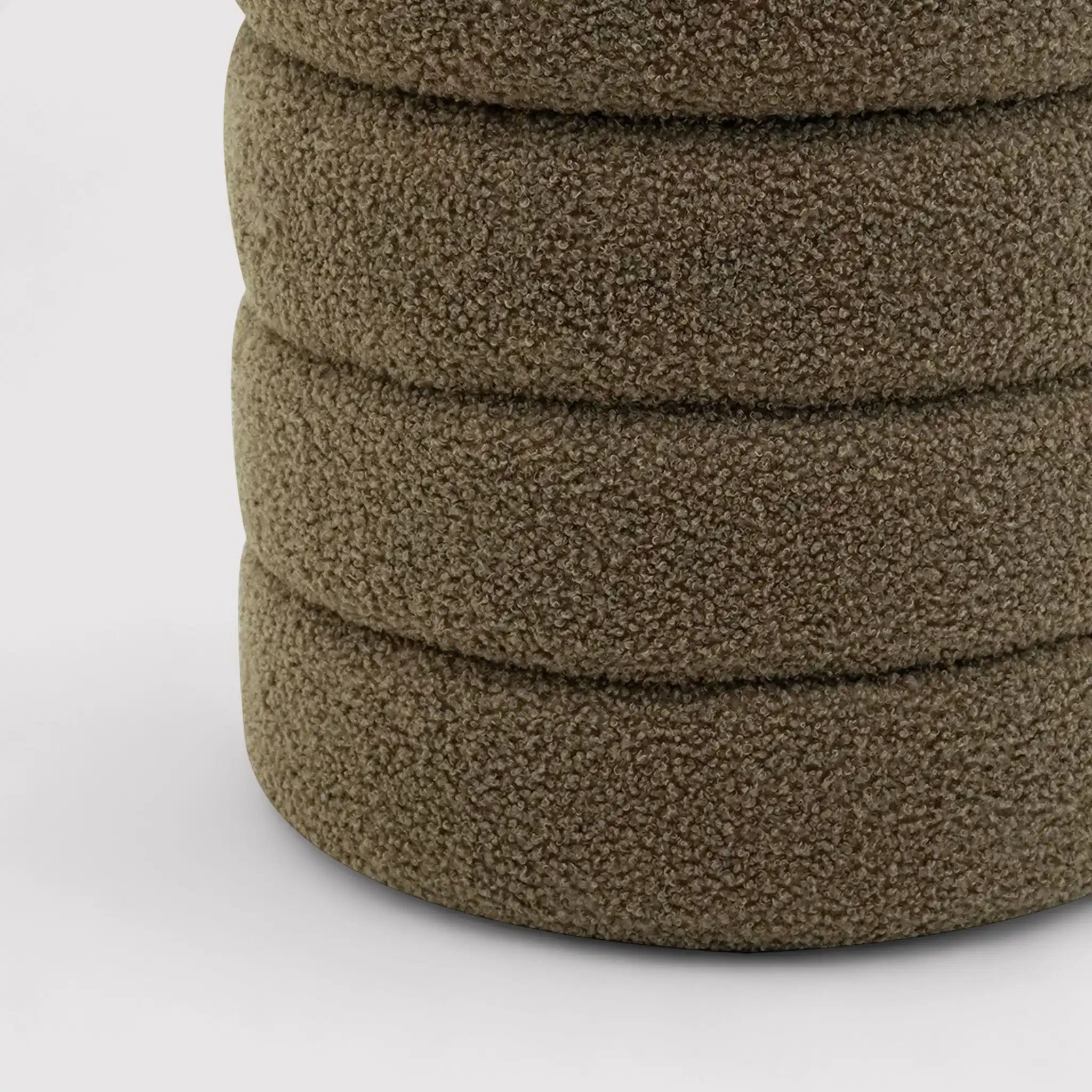 Bunya - Pouf contenitore rotondo moderno
