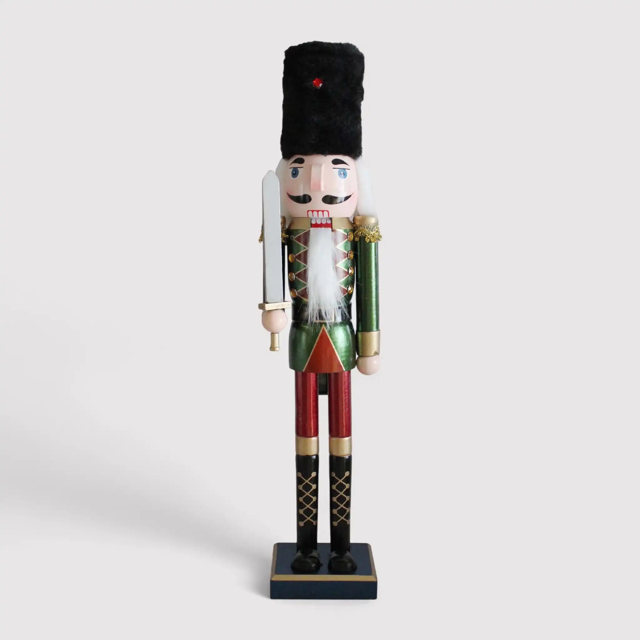 Talia - Figurina schiaccianoci di Natale in legno H 55