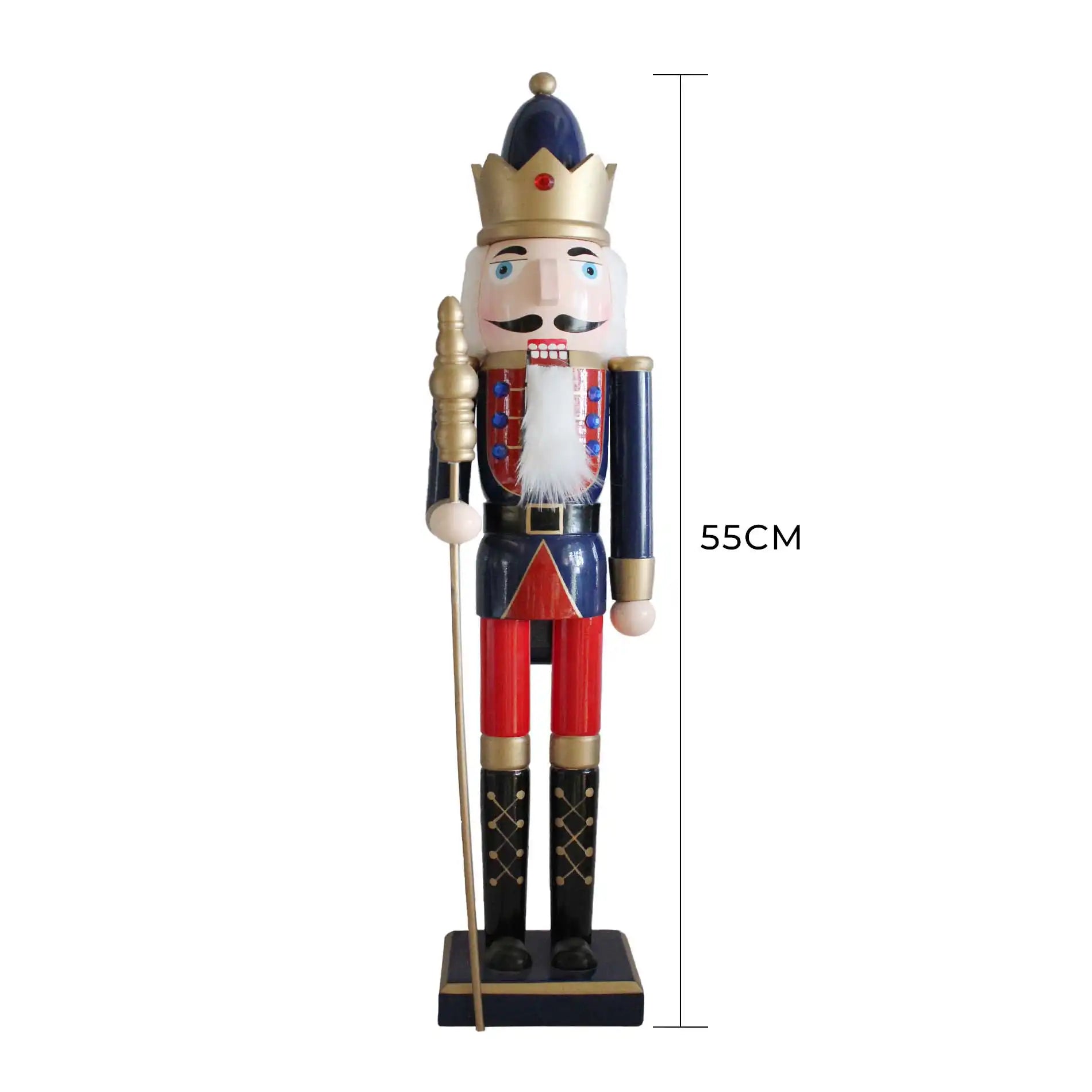 Aliso - Statuetta di schiaccianoci di Natale in legno H 55