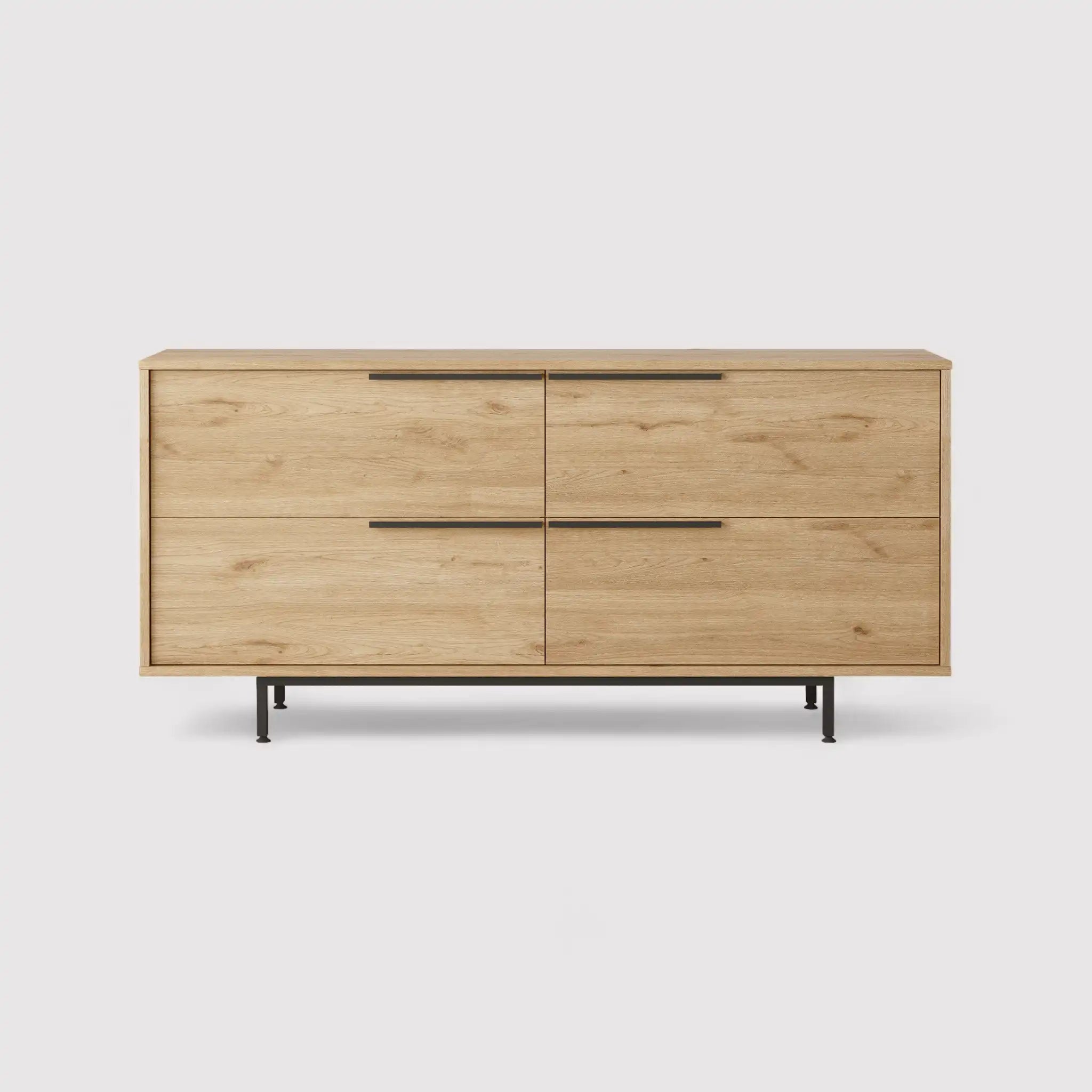 Badam - Modern entrance sideboard with 4 compartments