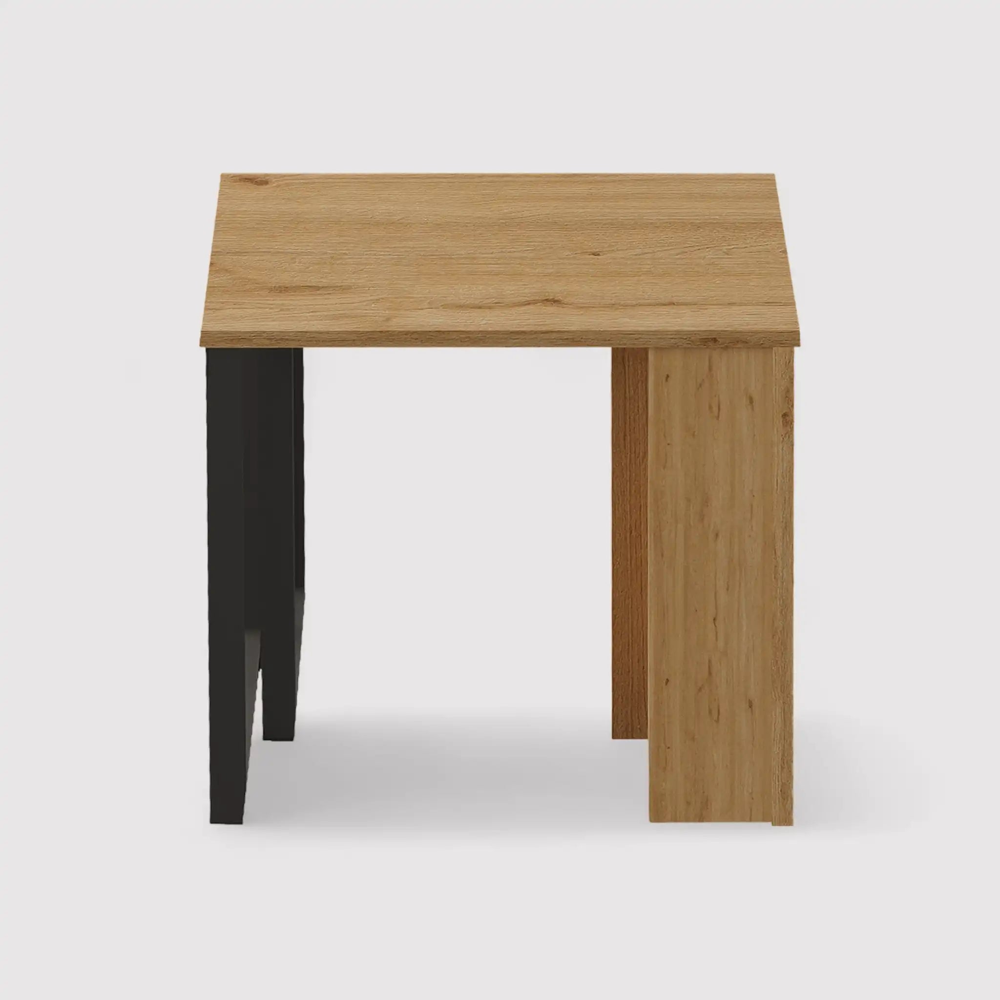 Akad - Set 2 tavolini da caffè moderni sovrapponibili