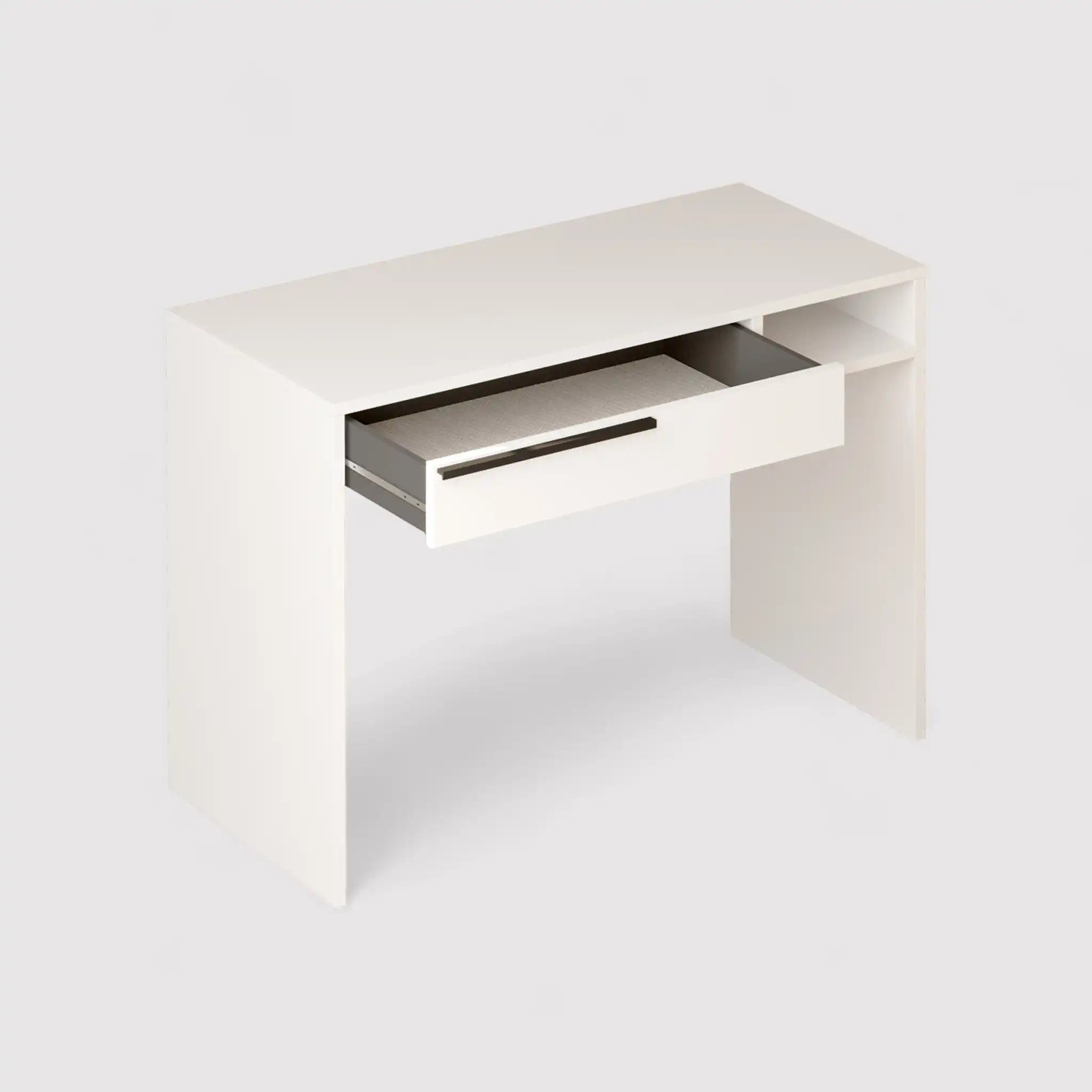 Boyum - Consolle scrivania bianca per camera da letto o studio