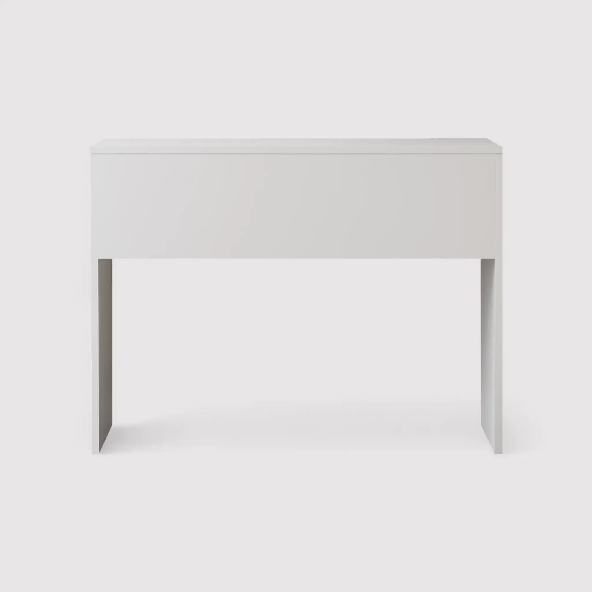 Boyum - Consolle scrivania bianca per camera da letto o studio