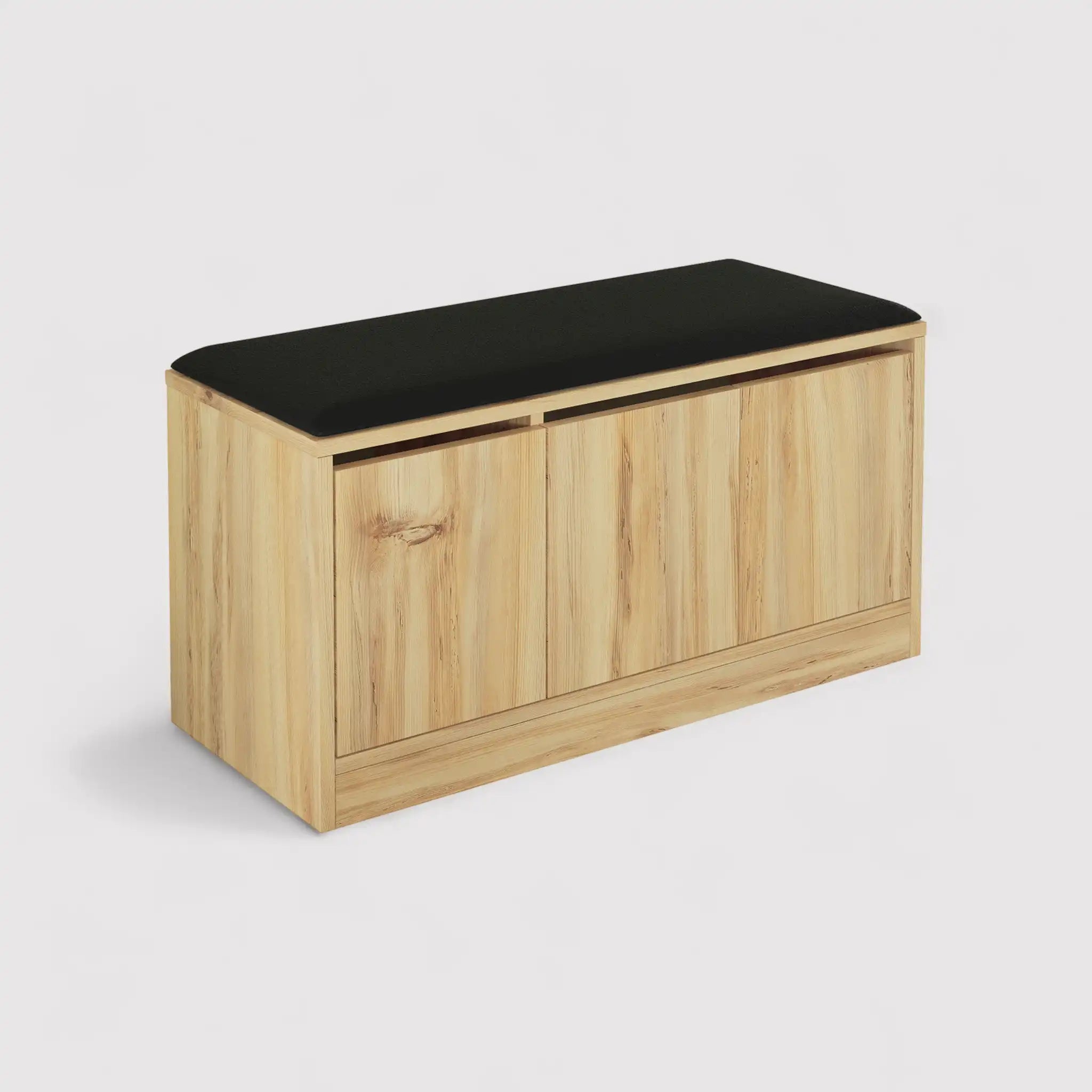 Salasal - Panca da ingresso moderna con 2 vani per scarpe