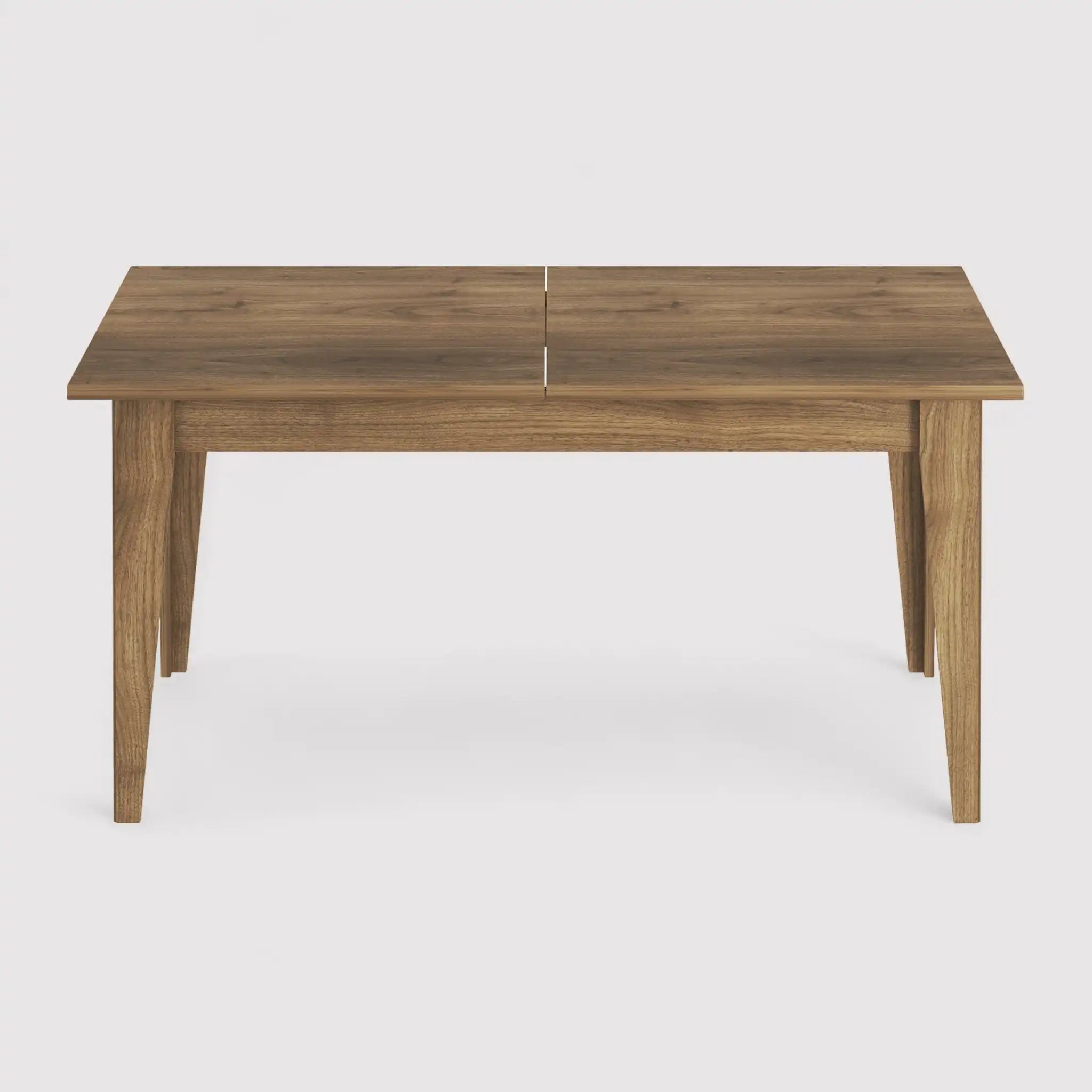 Dabema - Dark brown extendable dining table for dining room