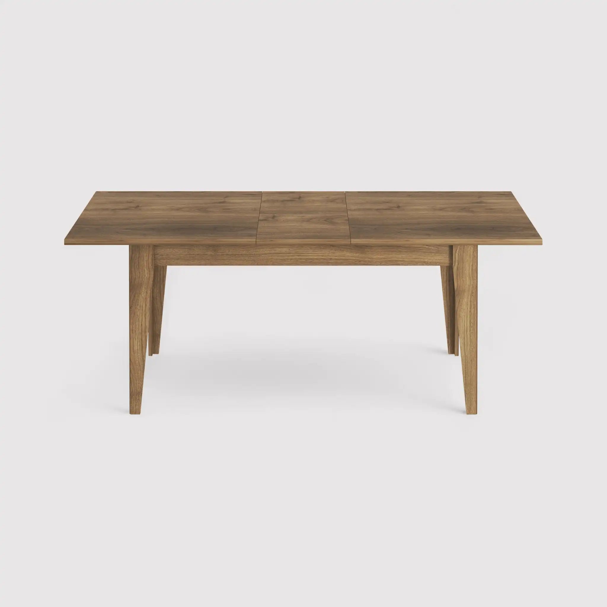 Dabema - Dark brown extendable dining table for dining room