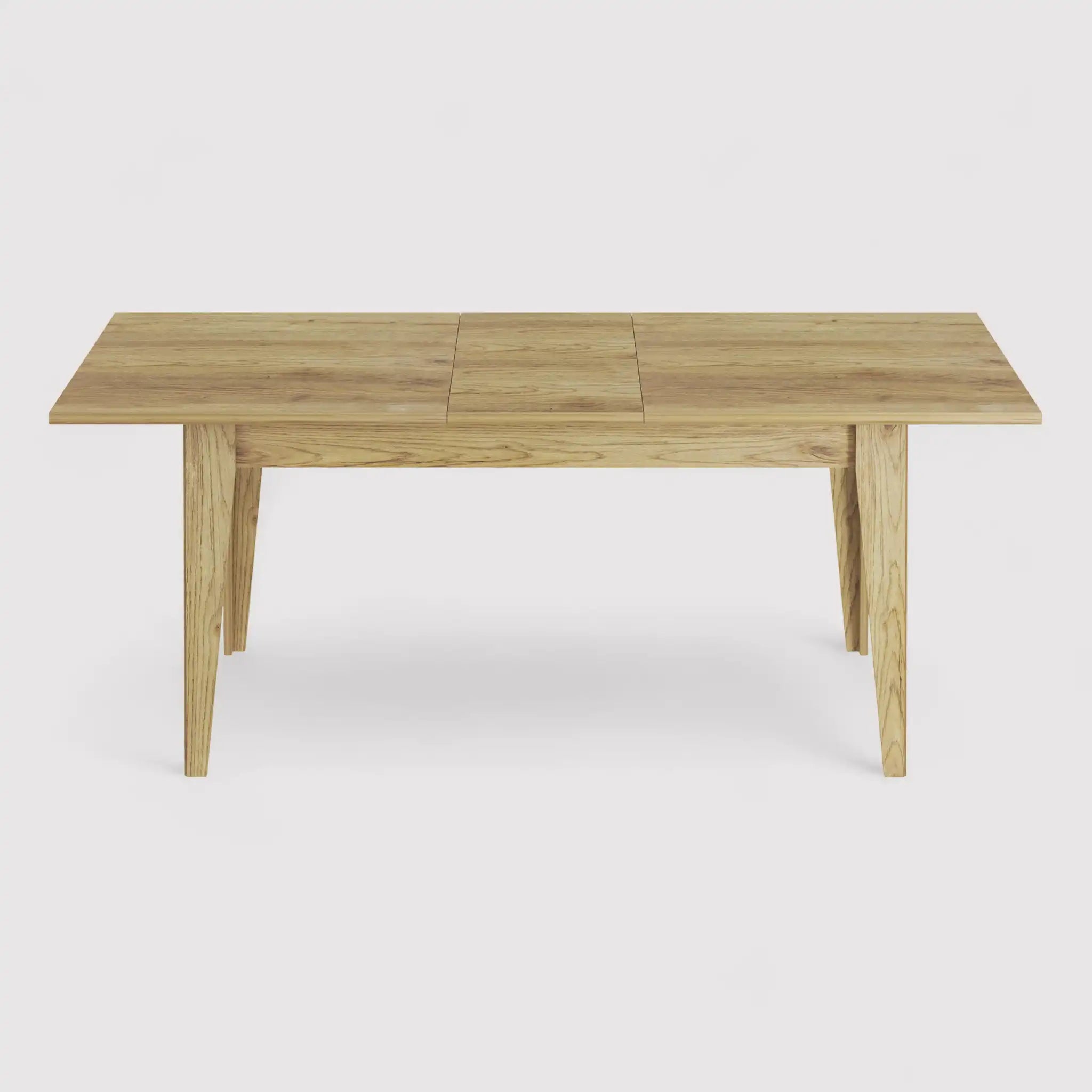 Graviola - Brauner ausziehbarer rechteckiger Tisch für das Wohnzimmer