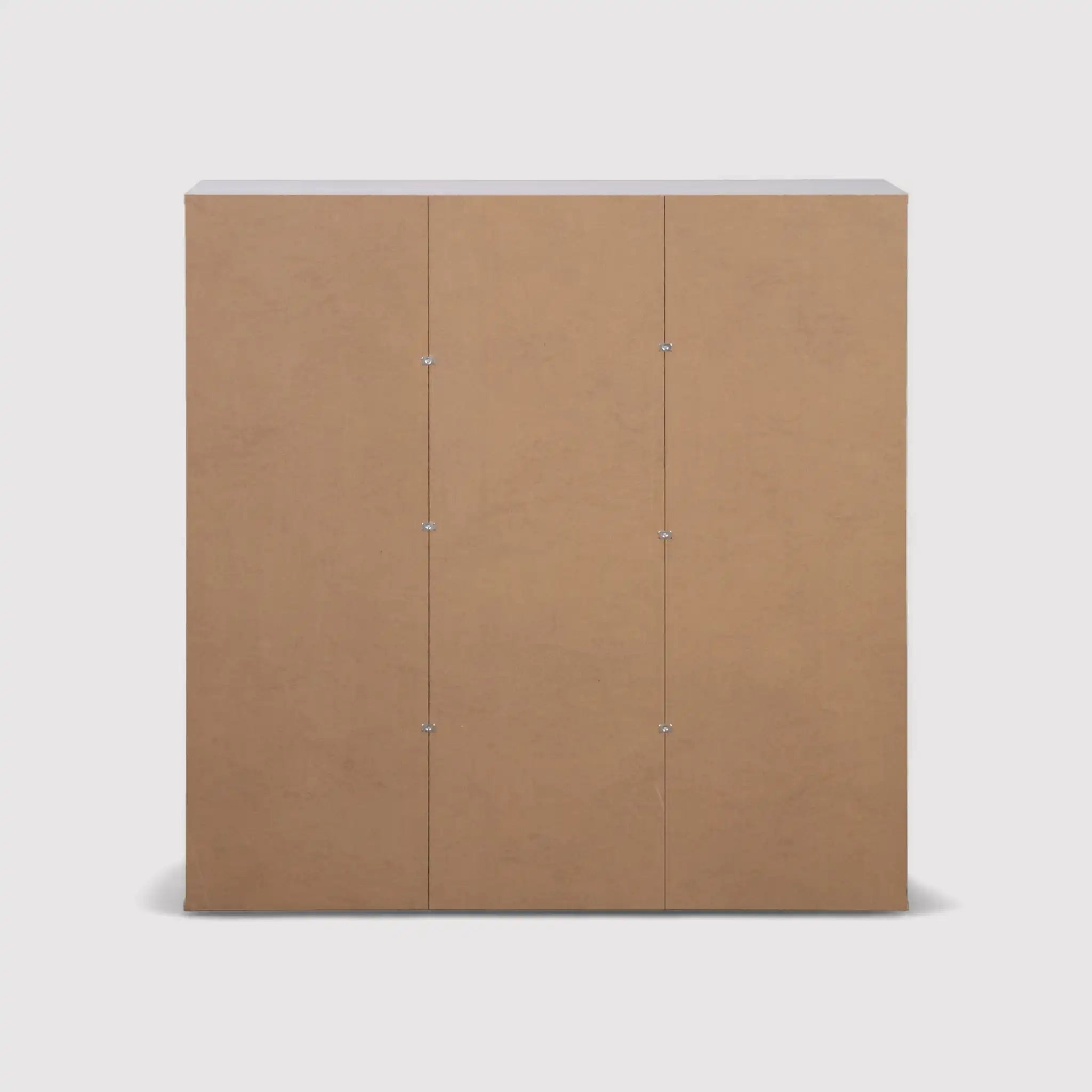 Vesparia - Libreria quadrata bianca da terra con 9 vani