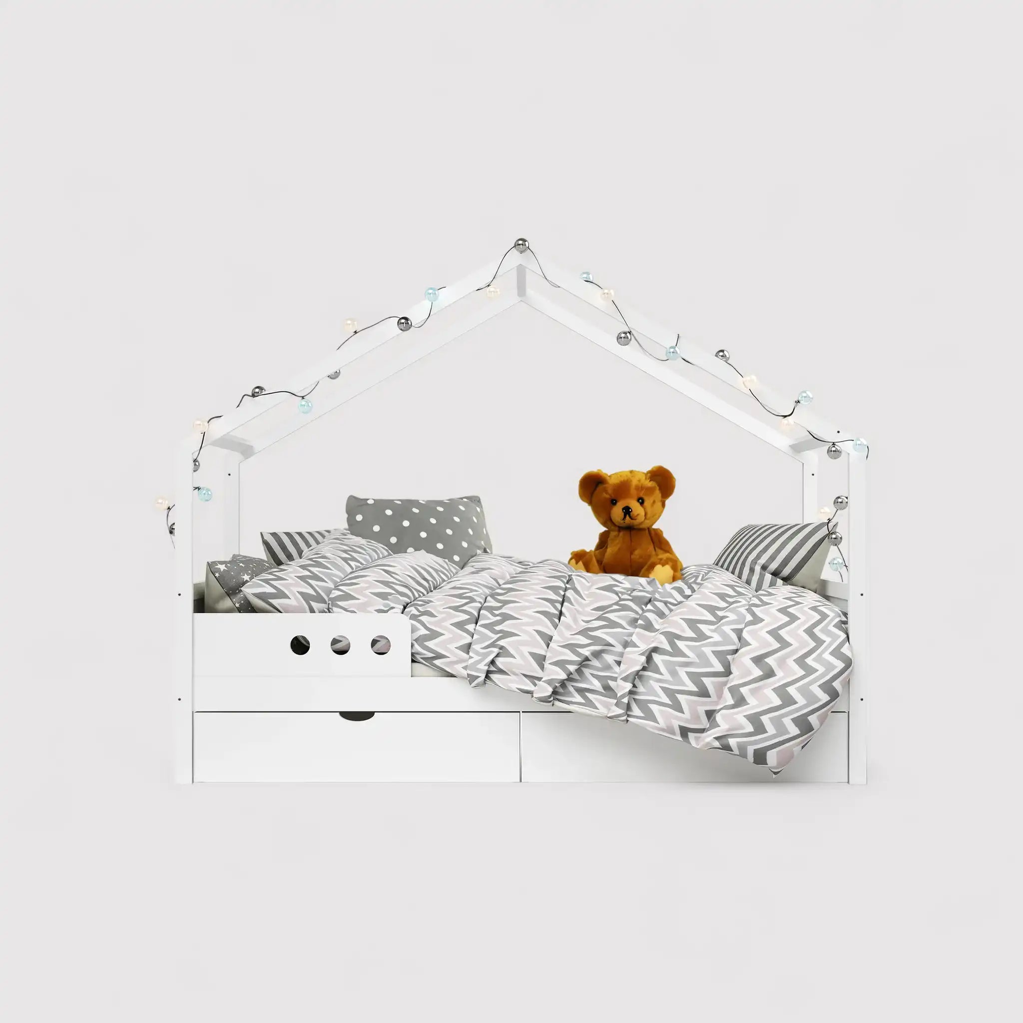 Rihan - Cama Montessori para niños con 2 cajones