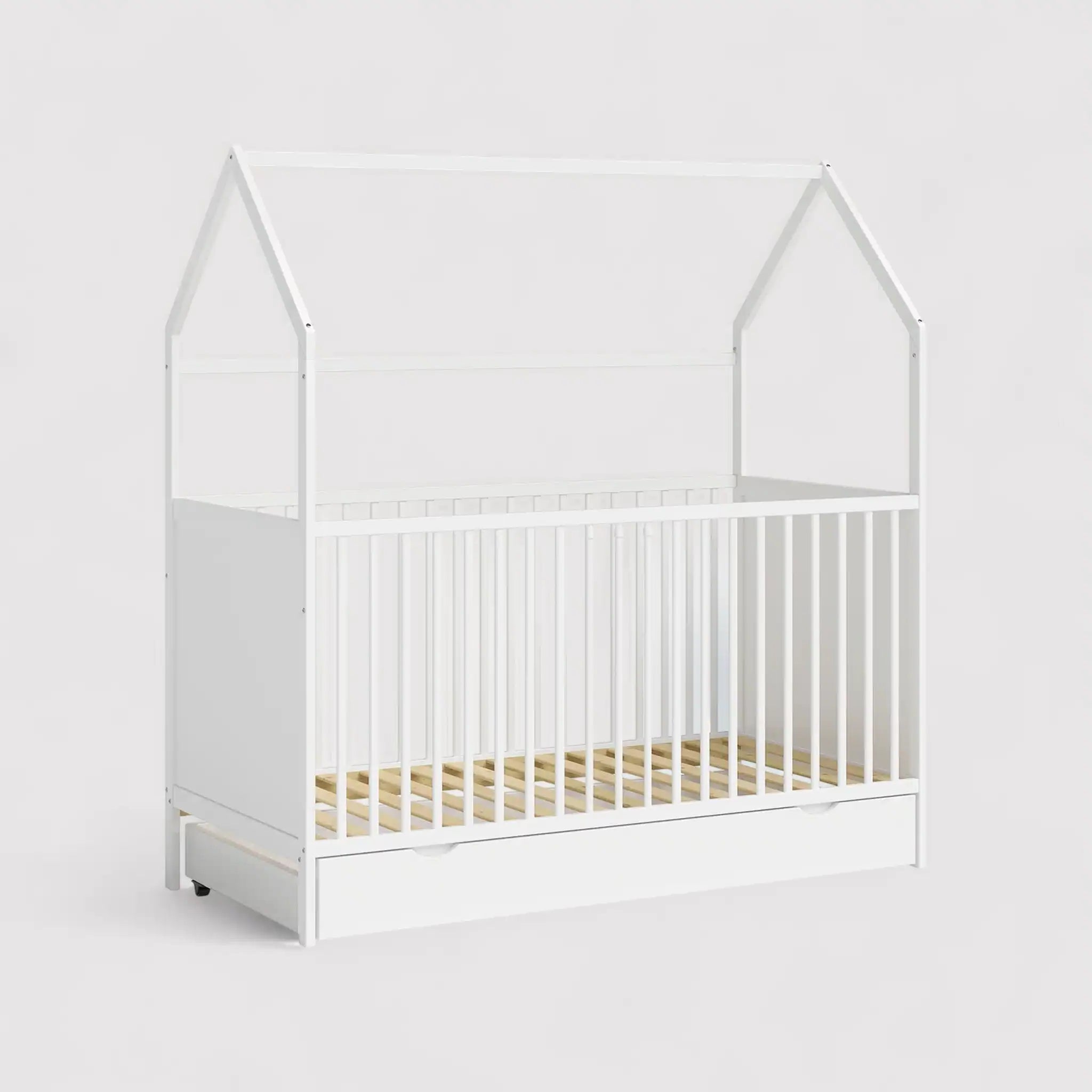 Asimina - Letto montessoriano per bambini o neonati con cassetto