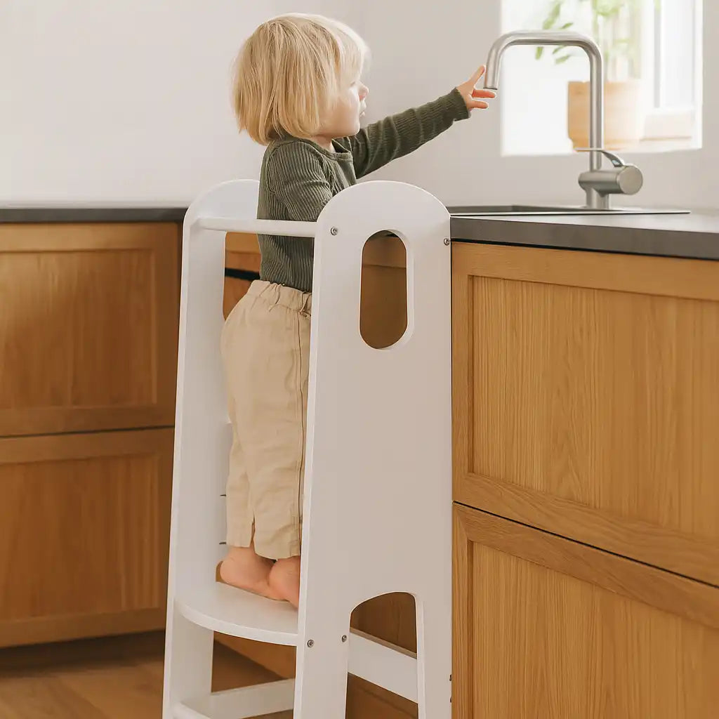 Siris - Torre Montessori per bambini con 3 altezze regolabili