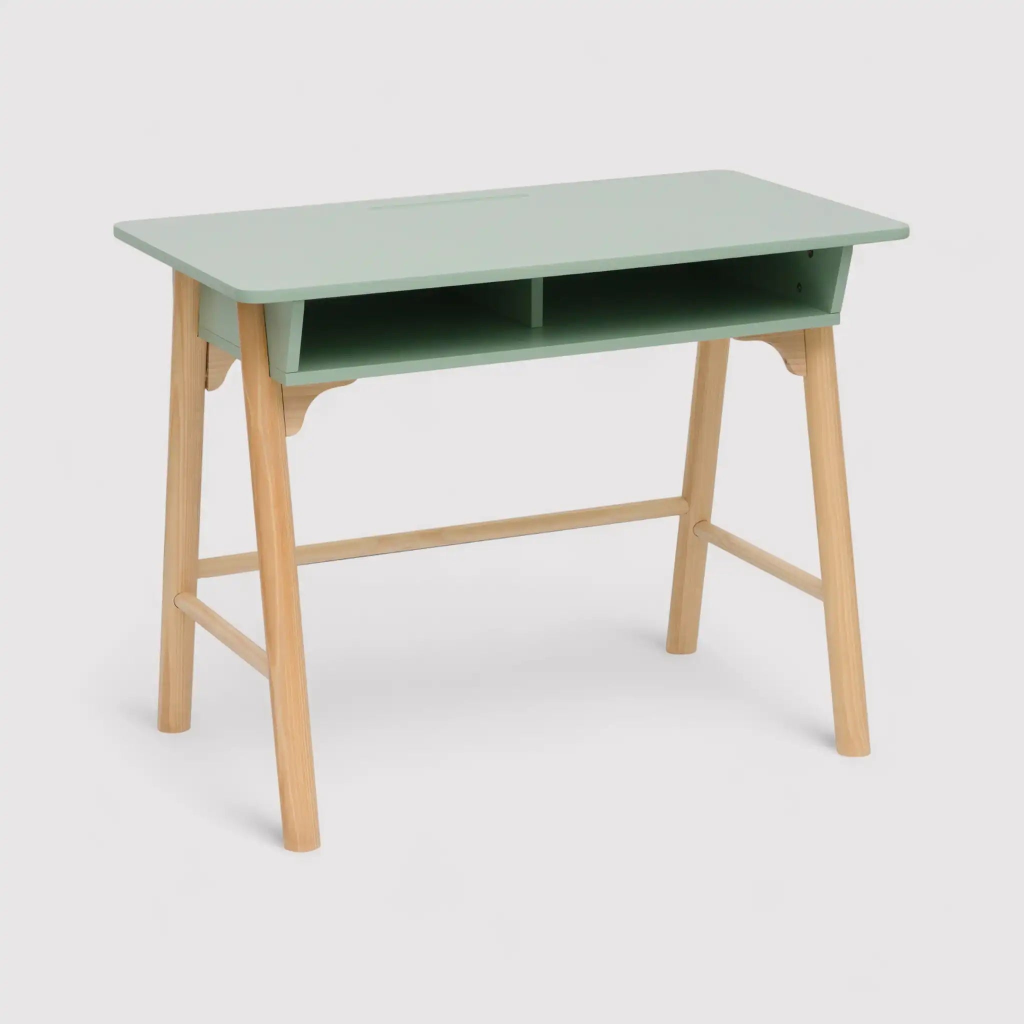 Luan - Scrivania Montessori verde acqua in stile scandinavo