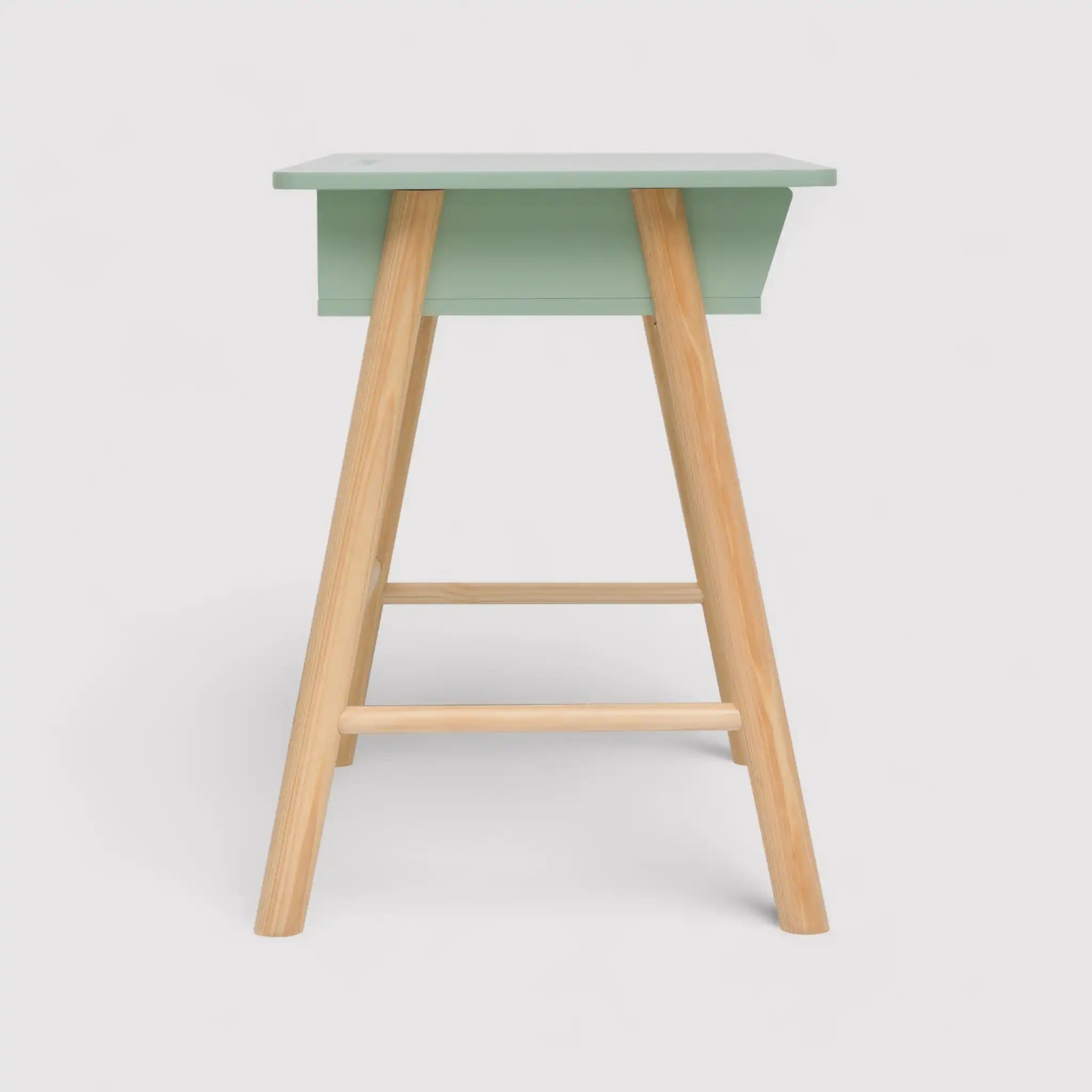 Luan - Scrivania Montessori verde acqua in stile scandinavo