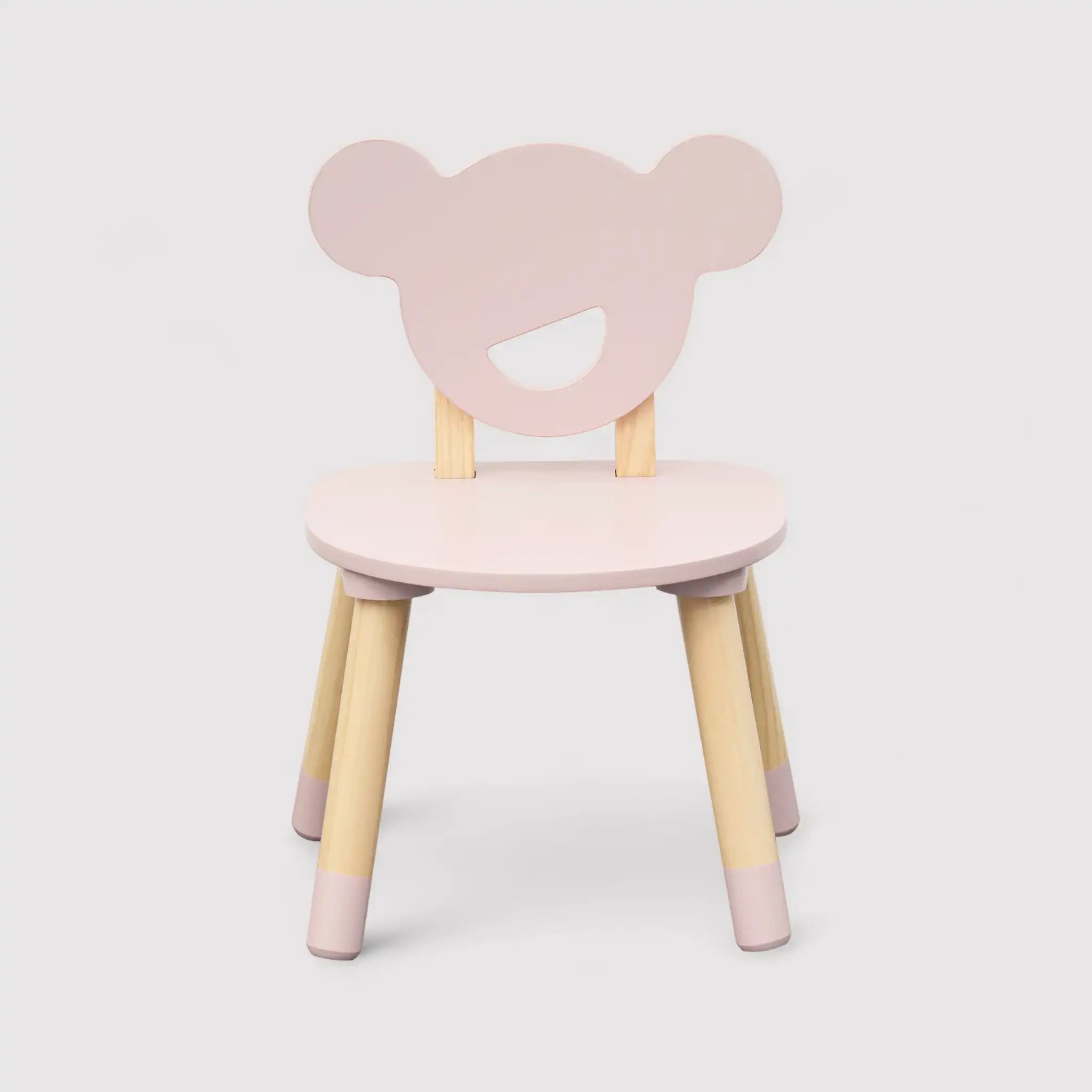 Sika - Tavolino con 2 seggiole per bambini rosa e marrone